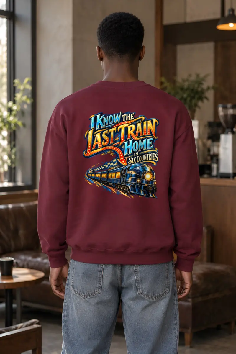 “I Know the Last Train Home” Heavy Blend Unisex Crewneck Sweatshirt