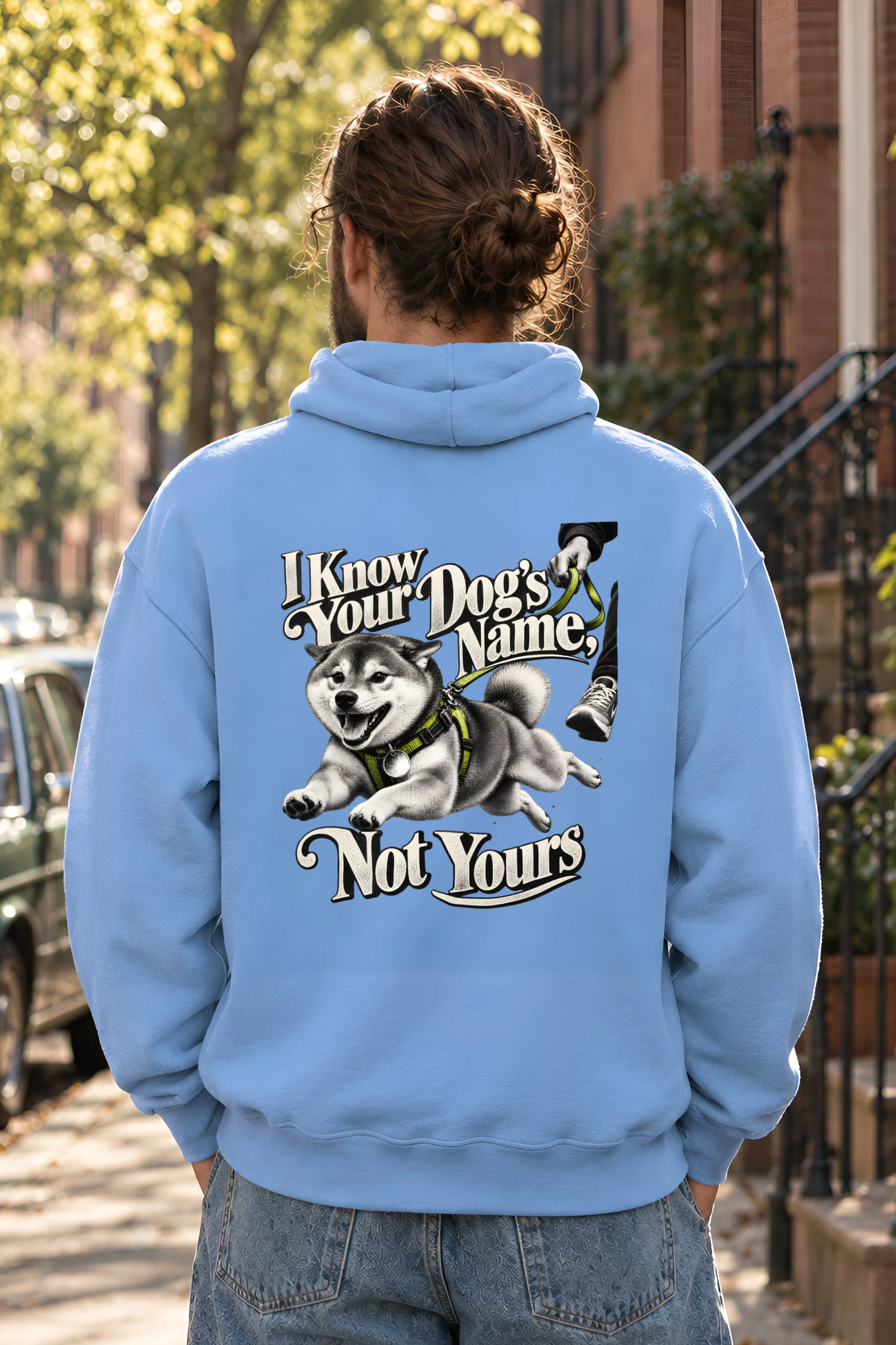 "I Know Your Dog's Name" Heavy Blend Unisex Pullover Hoodie