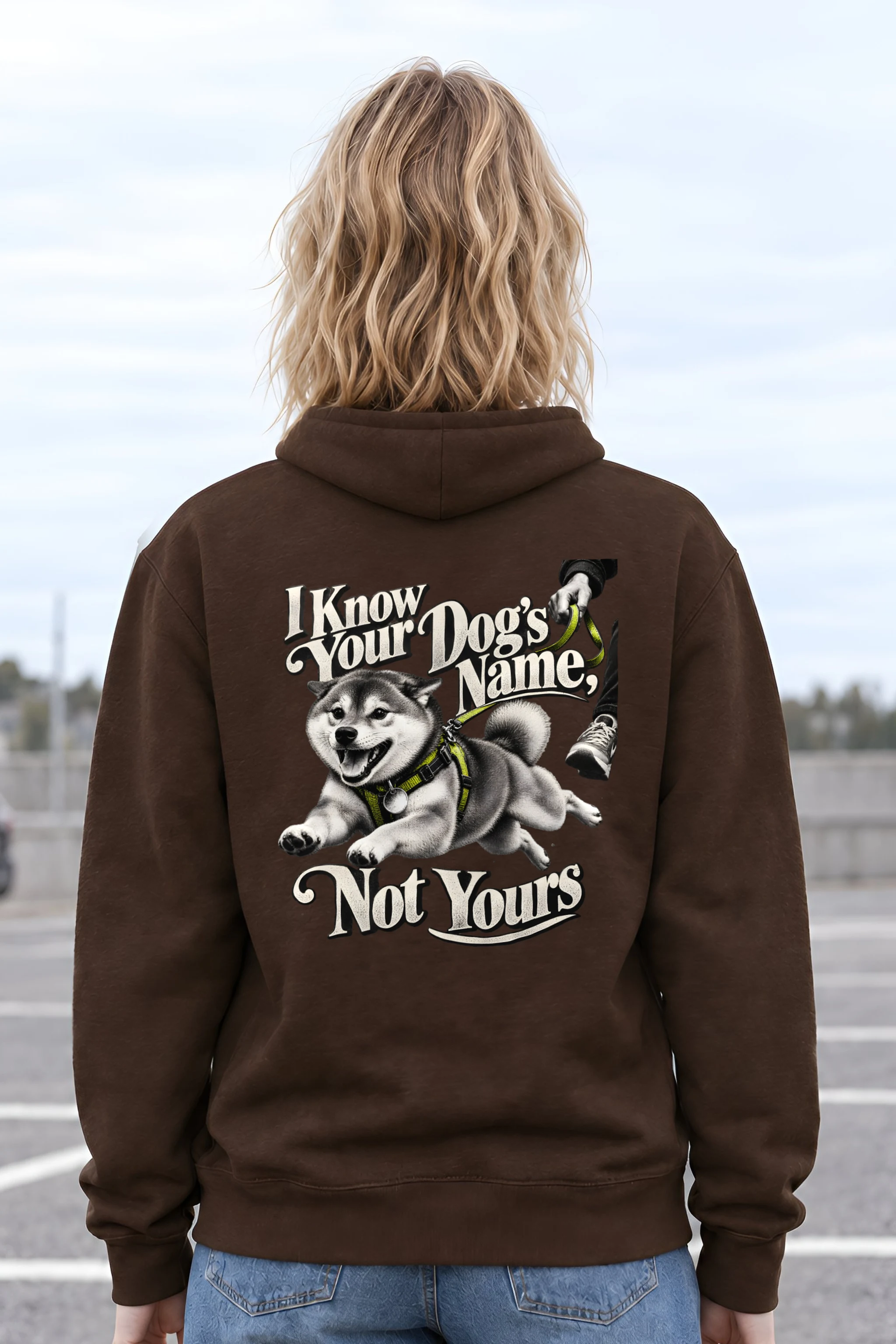 "I Know Your Dog's Name" Heavy Blend Unisex Pullover Hoodie