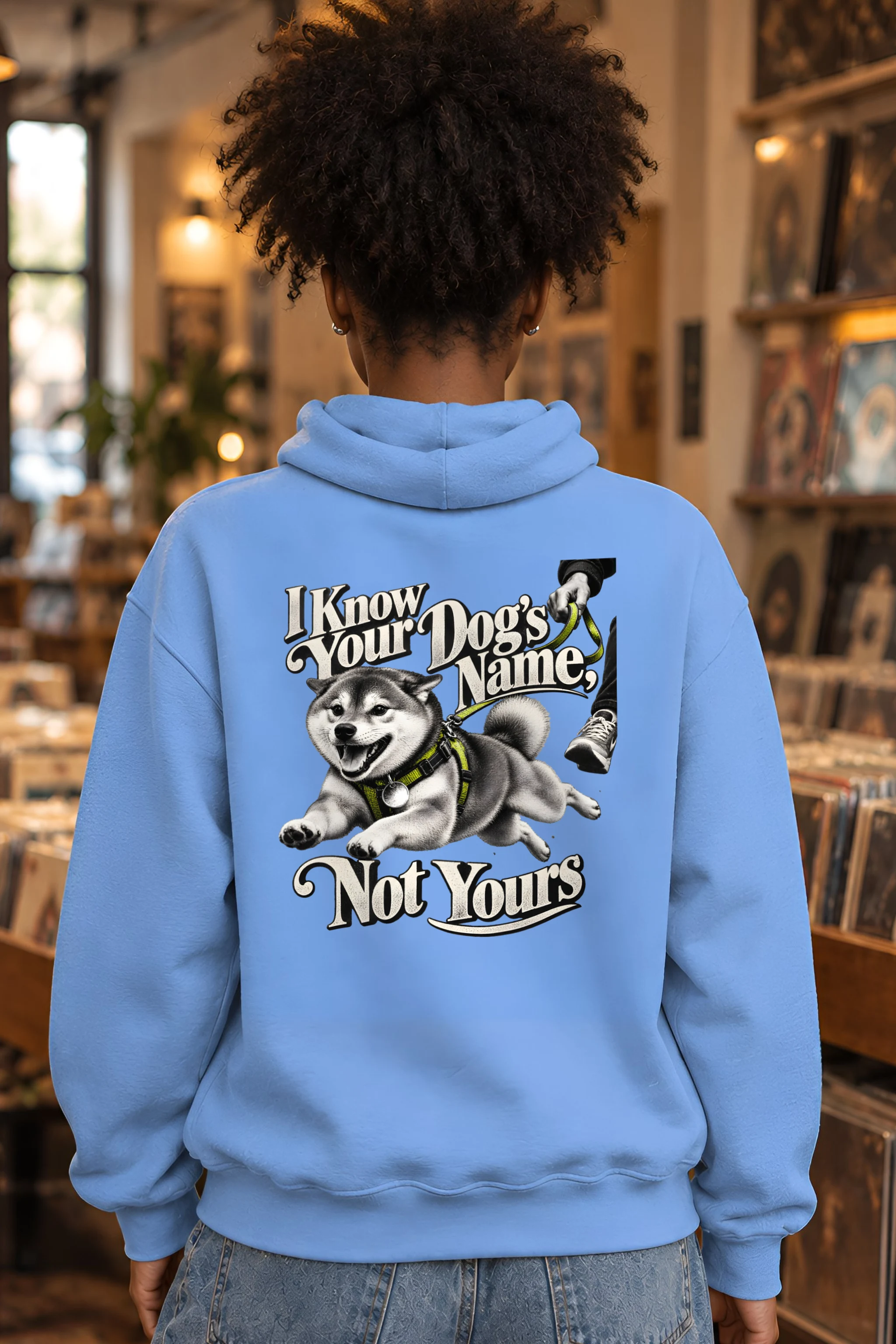 "I Know Your Dog's Name" Heavy Blend Unisex Pullover Hoodie
