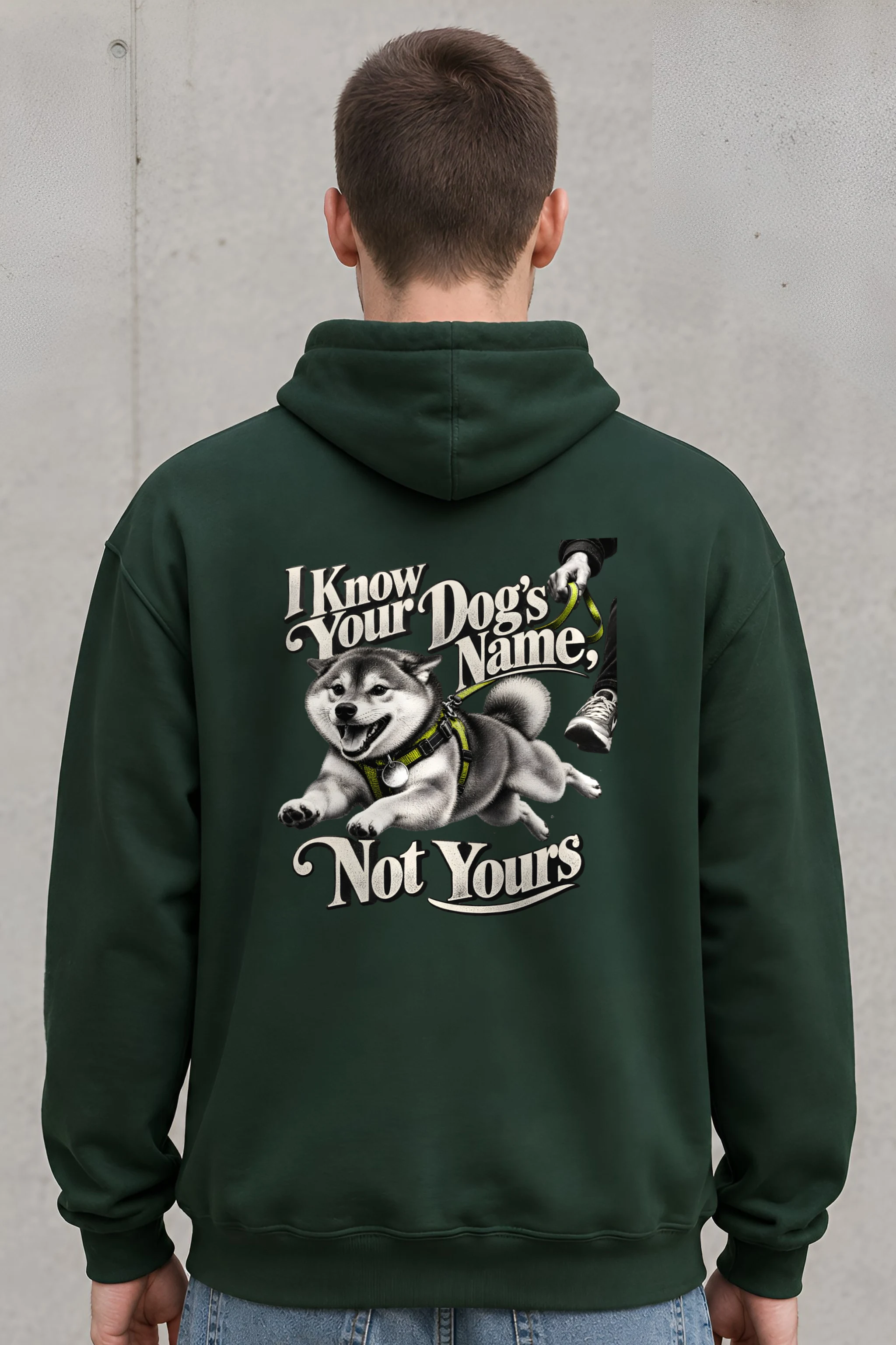 "I Know Your Dog's Name" Heavy Blend Unisex Pullover Hoodie