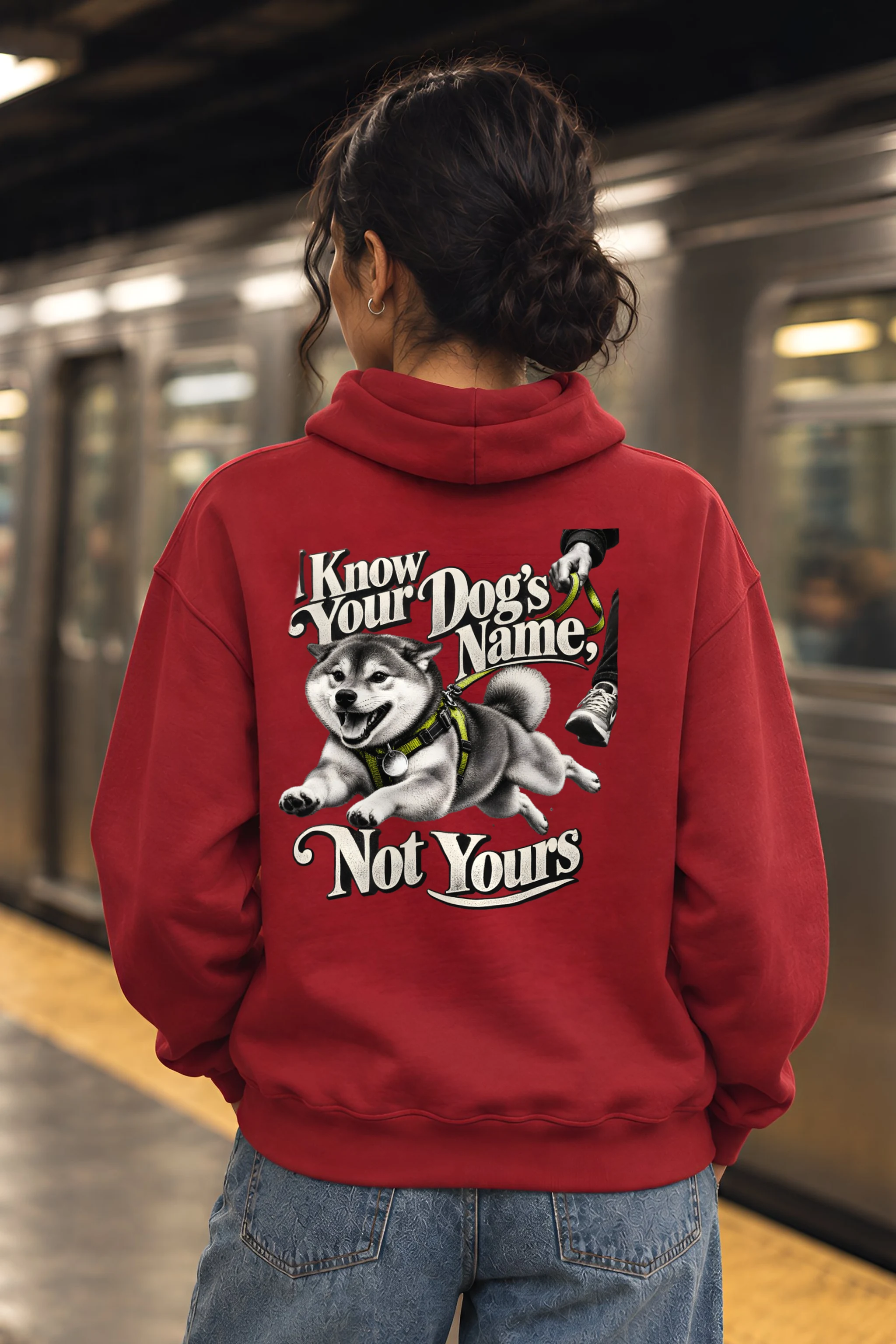 "I Know Your Dog's Name" Heavy Blend Unisex Pullover Hoodie
