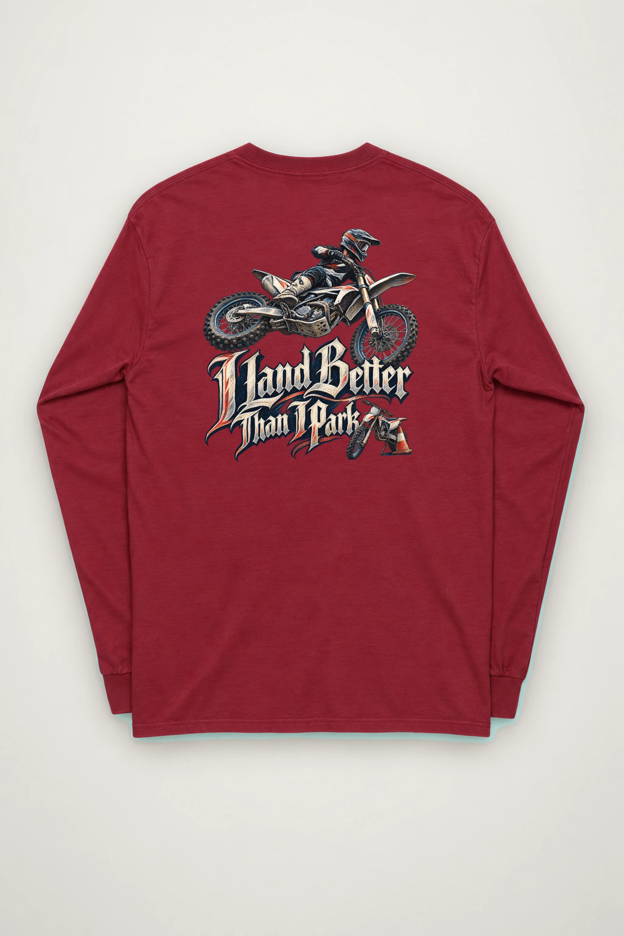 "I Land Better Than I Park" Unisex Longsleeve T-shirt