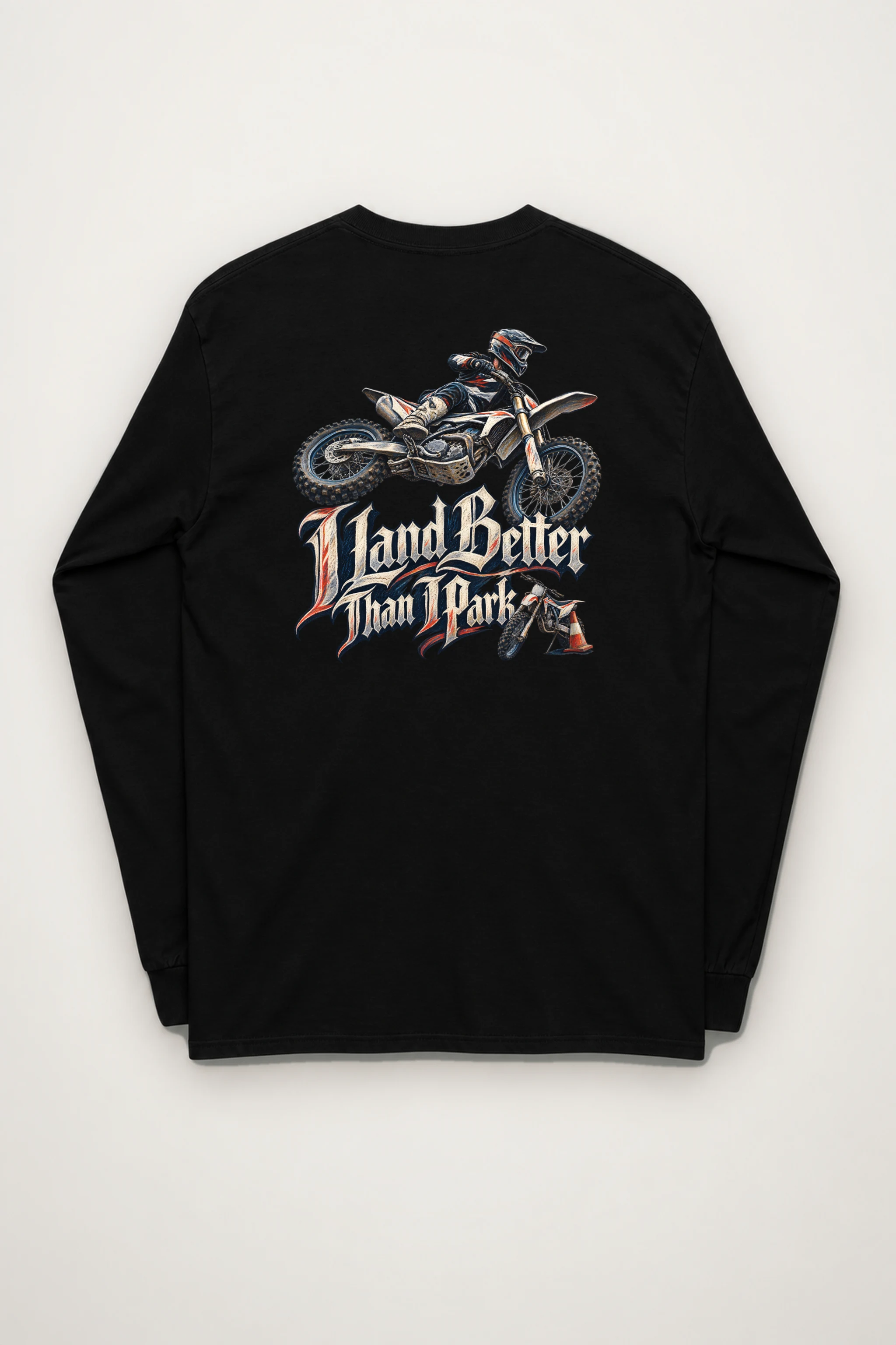 "I Land Better Than I Park" Unisex Longsleeve T-shirt