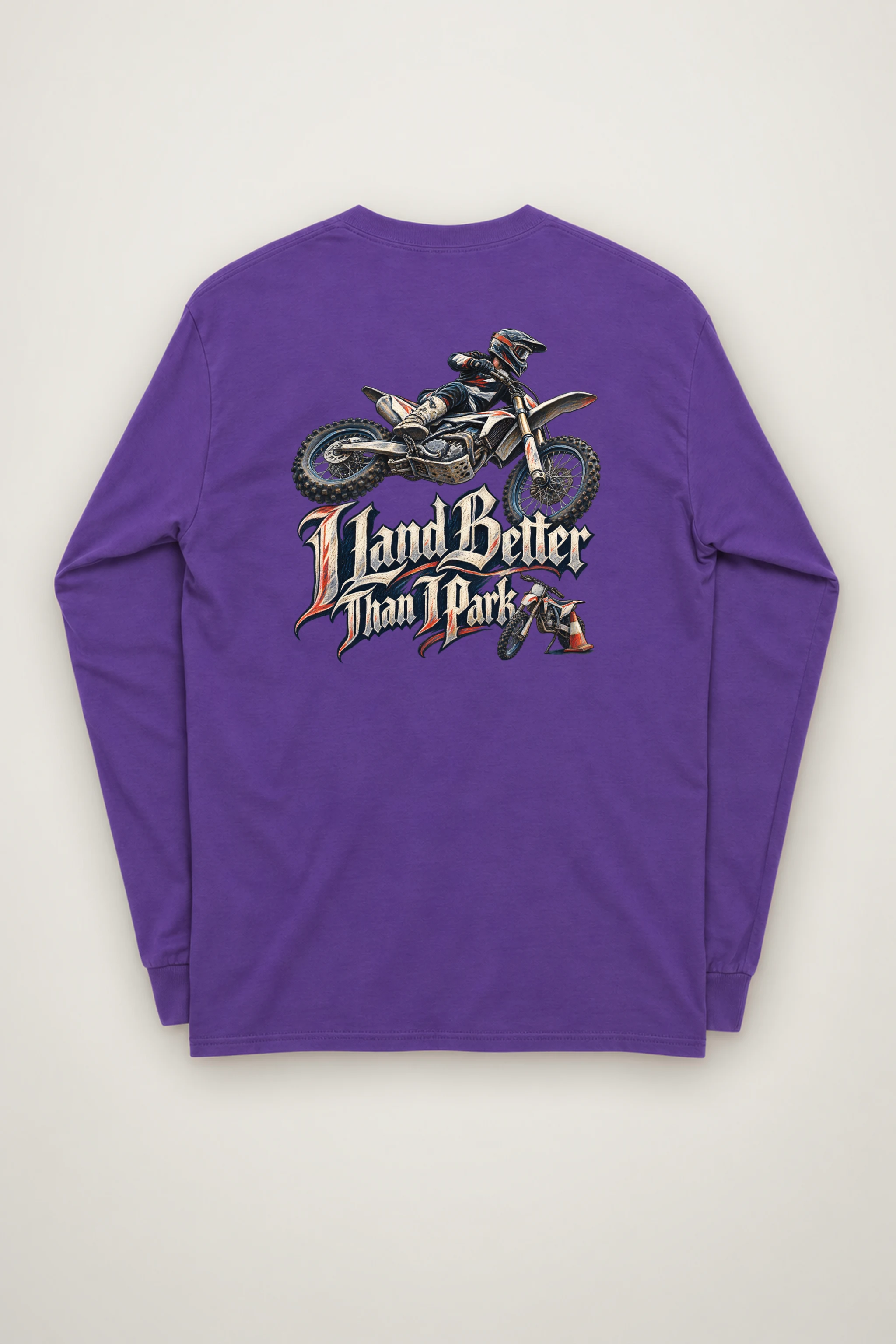 "I Land Better Than I Park" Unisex Longsleeve T-shirt