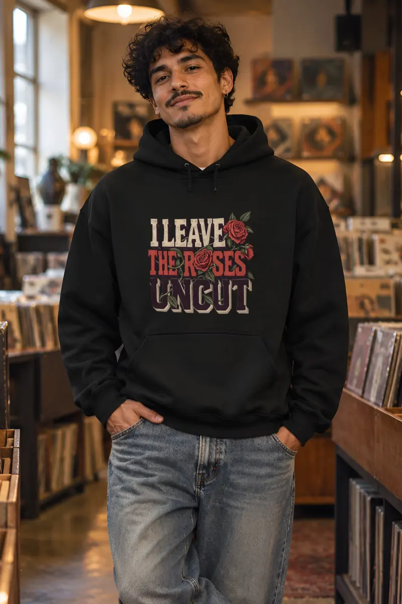 "I Leave the Roses Uncut" Heavy Blend Unisex Pullover Hoodie