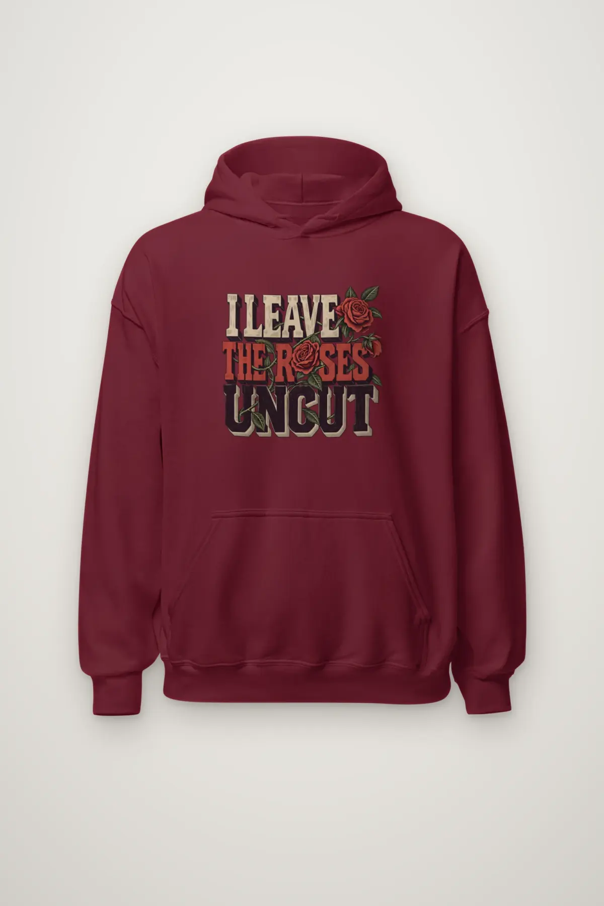 "I Leave the Roses Uncut" Heavy Blend Unisex Pullover Hoodie
