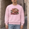 "I Like My Florals Oversized" Heavy Blend Unisex Crewneck Sweatshirt