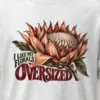 "I Like My Florals Oversized" Heavyweight Unisex Crewneck T-shirt