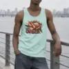 "I Like My Florals Oversized" Unisex Jersey Tank