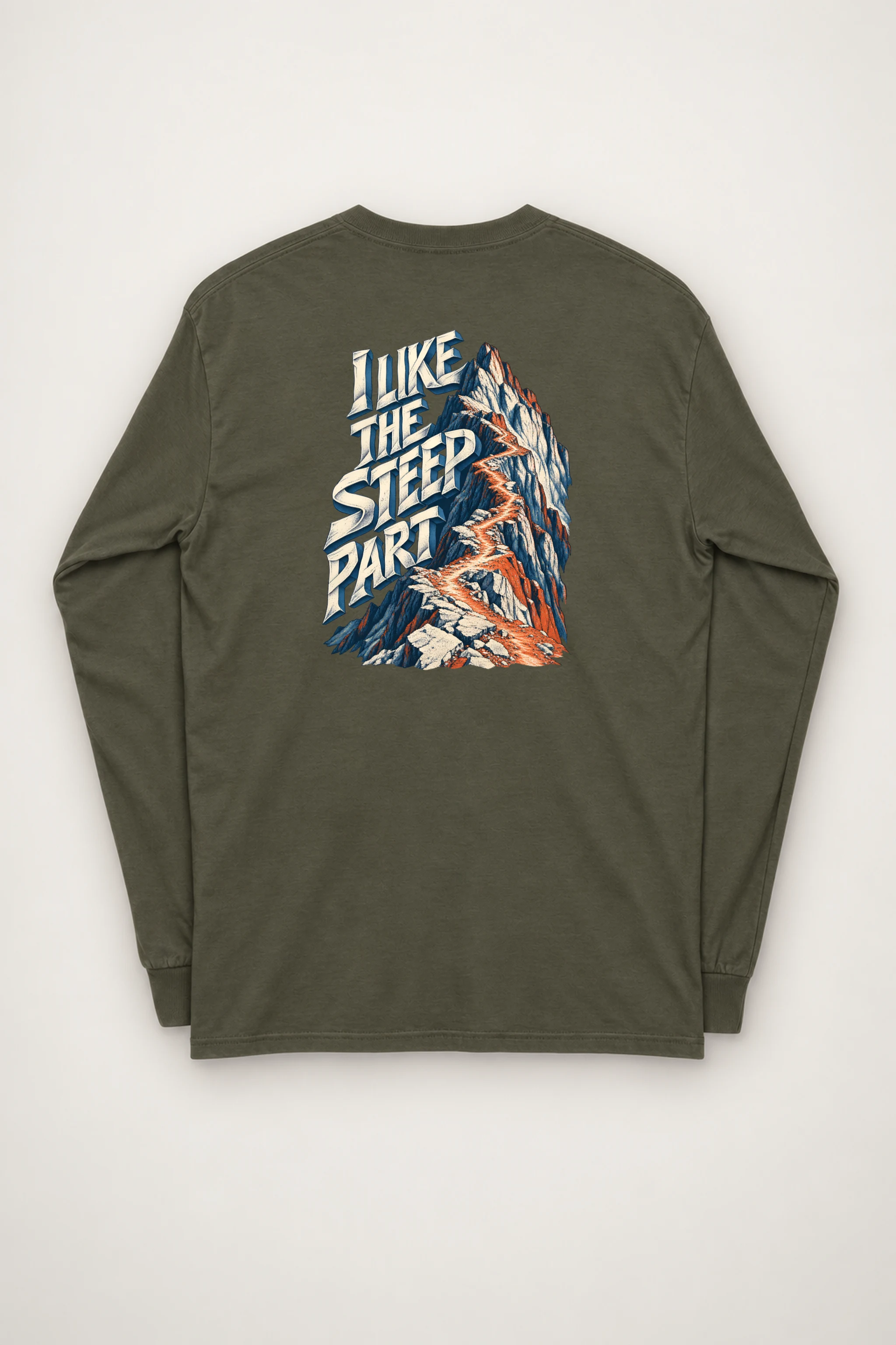 "I Like The Steep Part" Unisex Longsleeve T-shirt