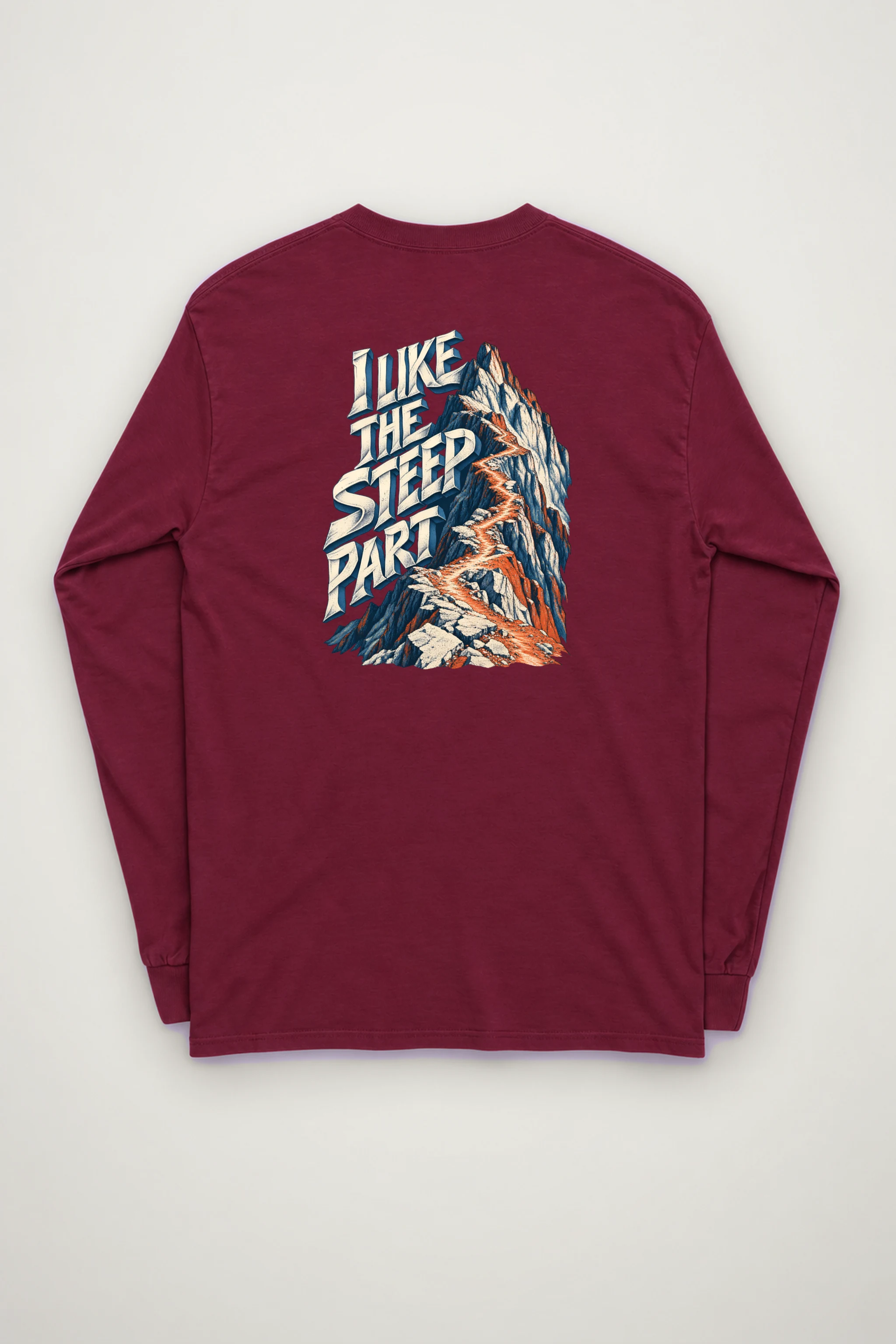 "I Like The Steep Part" Unisex Longsleeve T-shirt