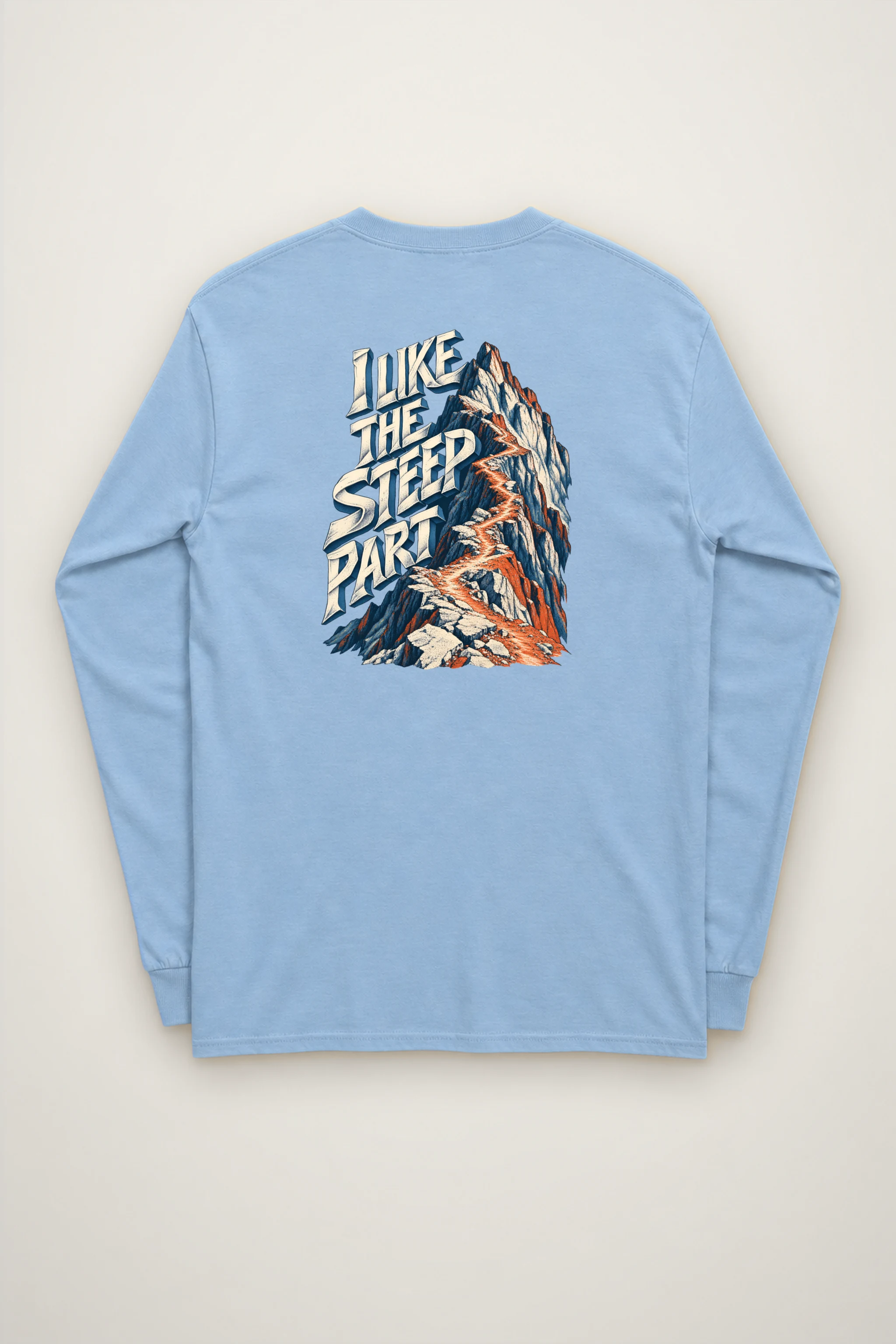 "I Like The Steep Part" Unisex Longsleeve T-shirt