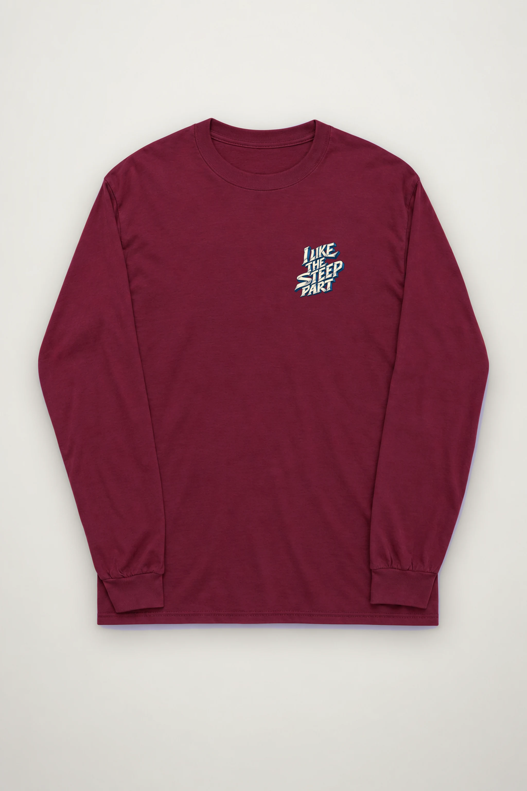 "I Like The Steep Part" Unisex Longsleeve T-shirt
