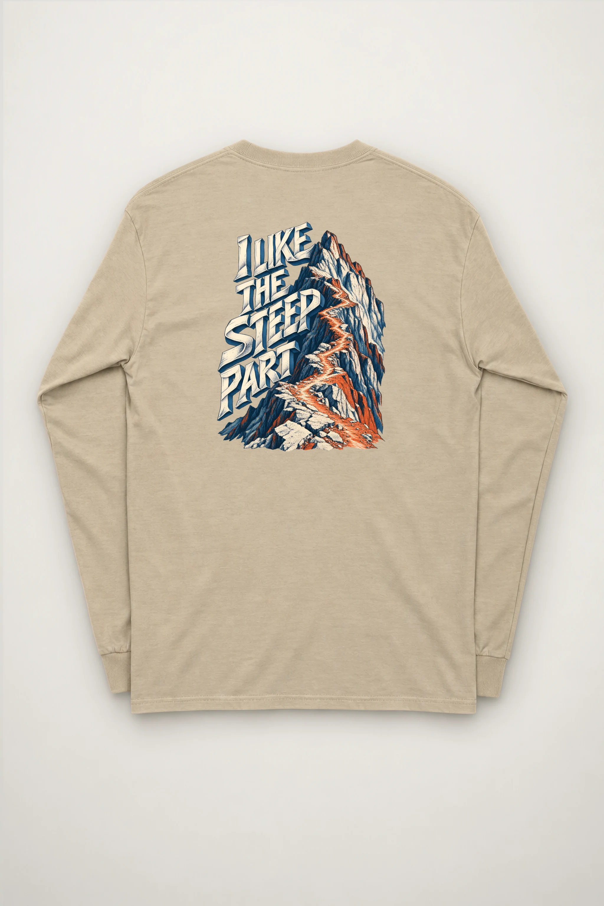 "I Like The Steep Part" Unisex Longsleeve T-shirt
