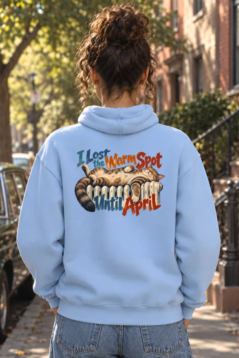 “I Lost the Warm Spot” Heavy Blend Unisex Pullover Hoodie