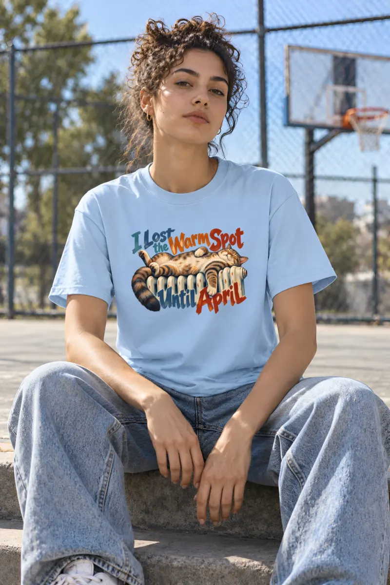 "I Lost the Warm Spot" Heavyweight Unisex Crewneck T-shirt