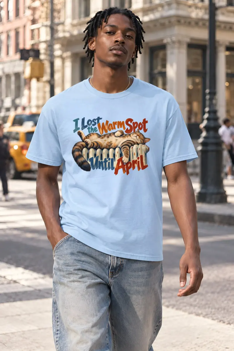"I Lost the Warm Spot" Heavyweight Unisex Crewneck T-shirt