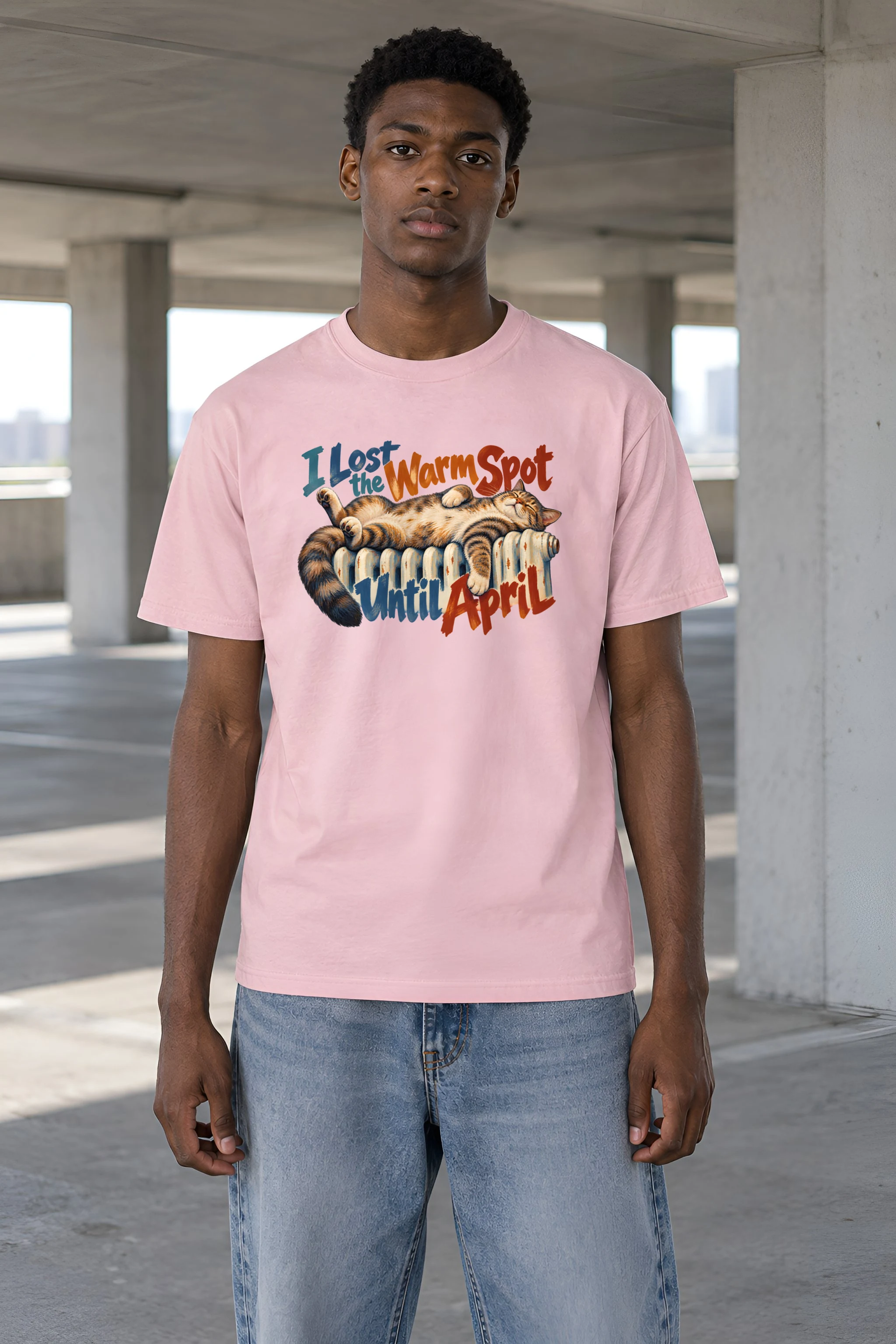 "I Lost the Warm Spot" Heavyweight Unisex Crewneck T-shirt