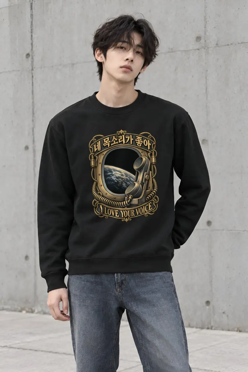"I Love Your Voice" Heavy Blend Unisex Crewneck Sweatshirt