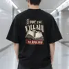 "I Owe The Villain An Apology" Men's Oversized Heavyweight Crewneck T-Shirt
