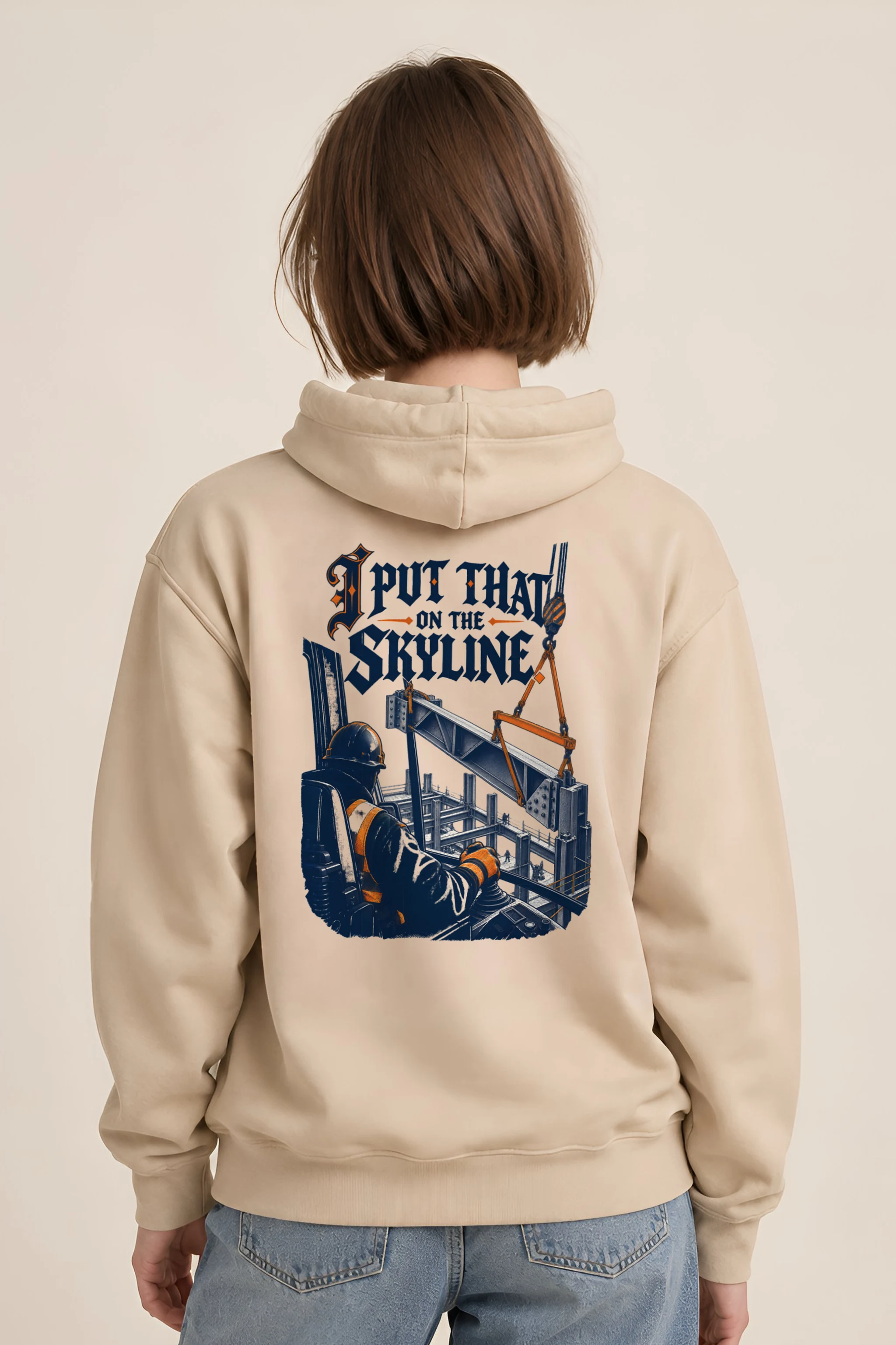 "I Put That on the Skyline" Heavy Blend Unisex Pullover Hoodie