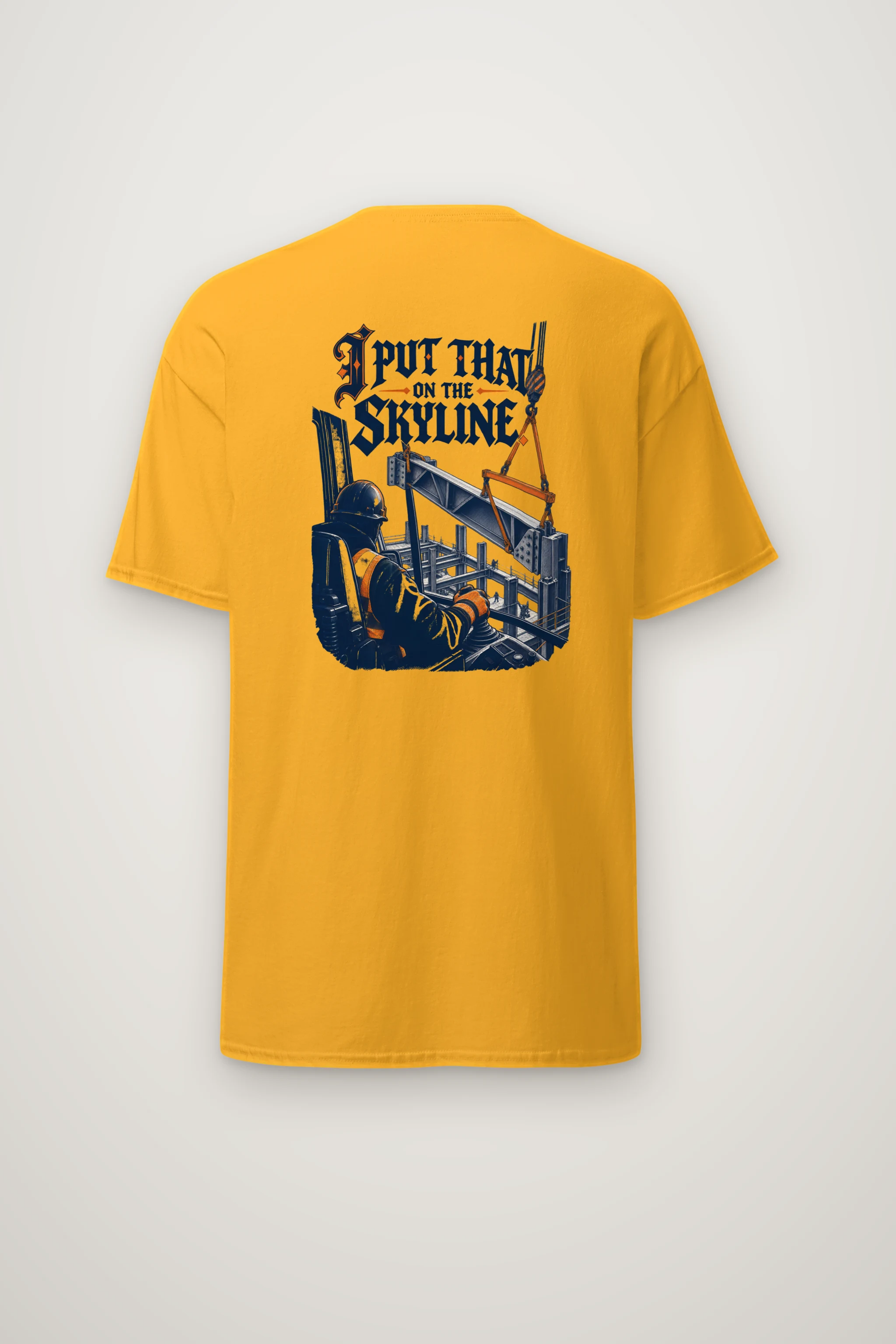 "I Put That on the Skyline" Heavyweight Unisex Crewneck T-shirt