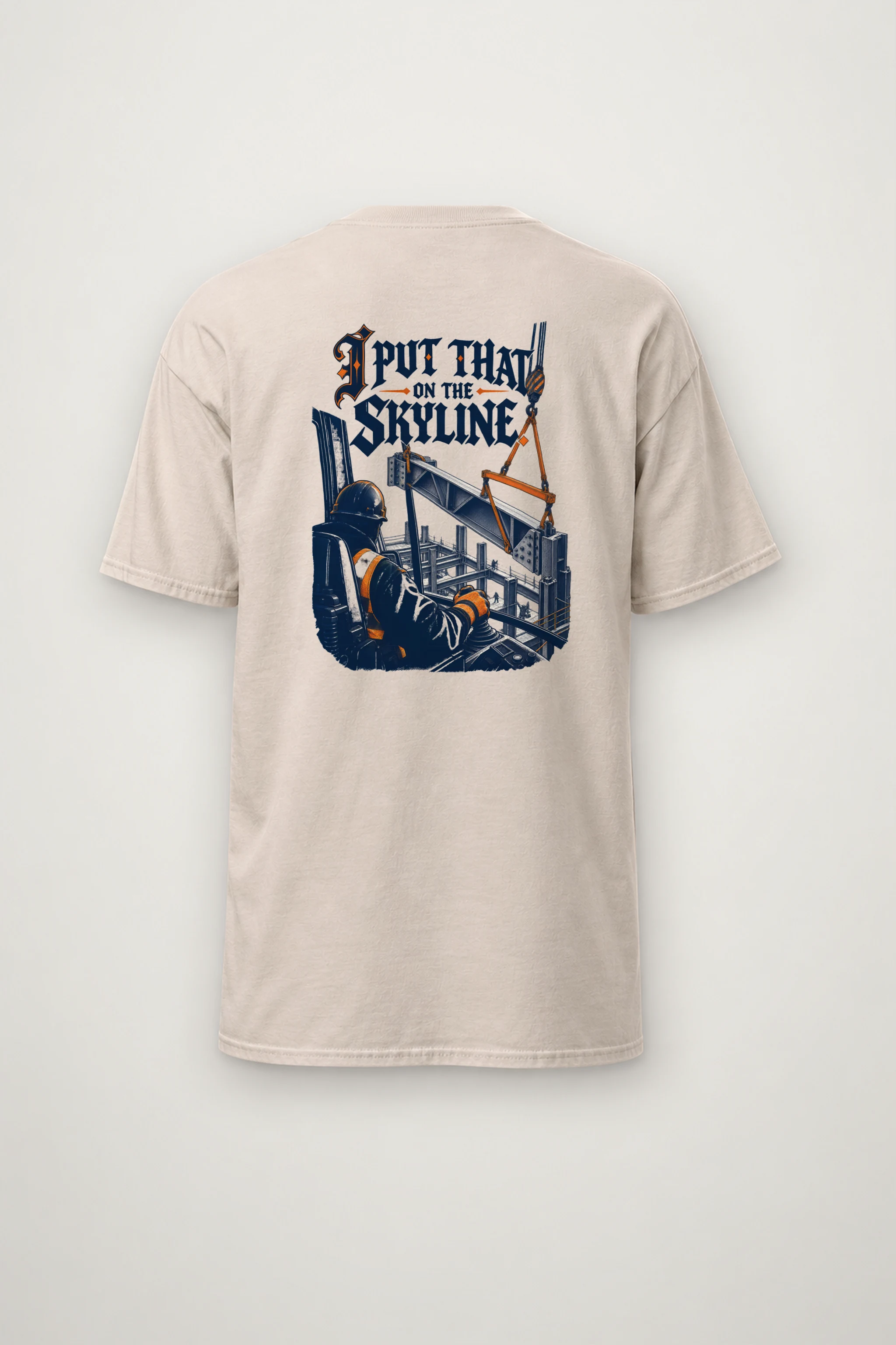"I Put That on the Skyline" Heavyweight Unisex Crewneck T-shirt