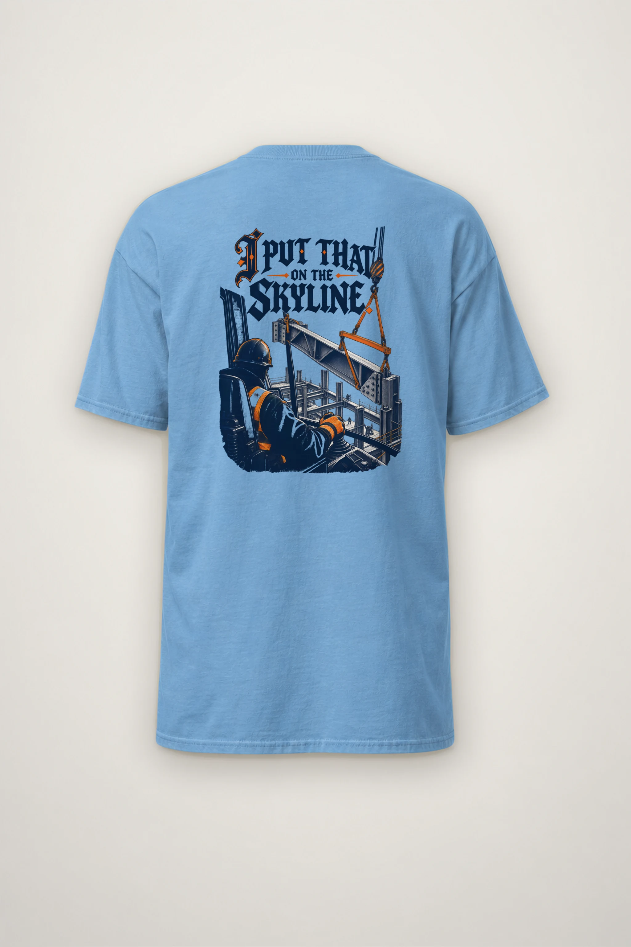 "I Put That on the Skyline" Heavyweight Unisex Crewneck T-shirt