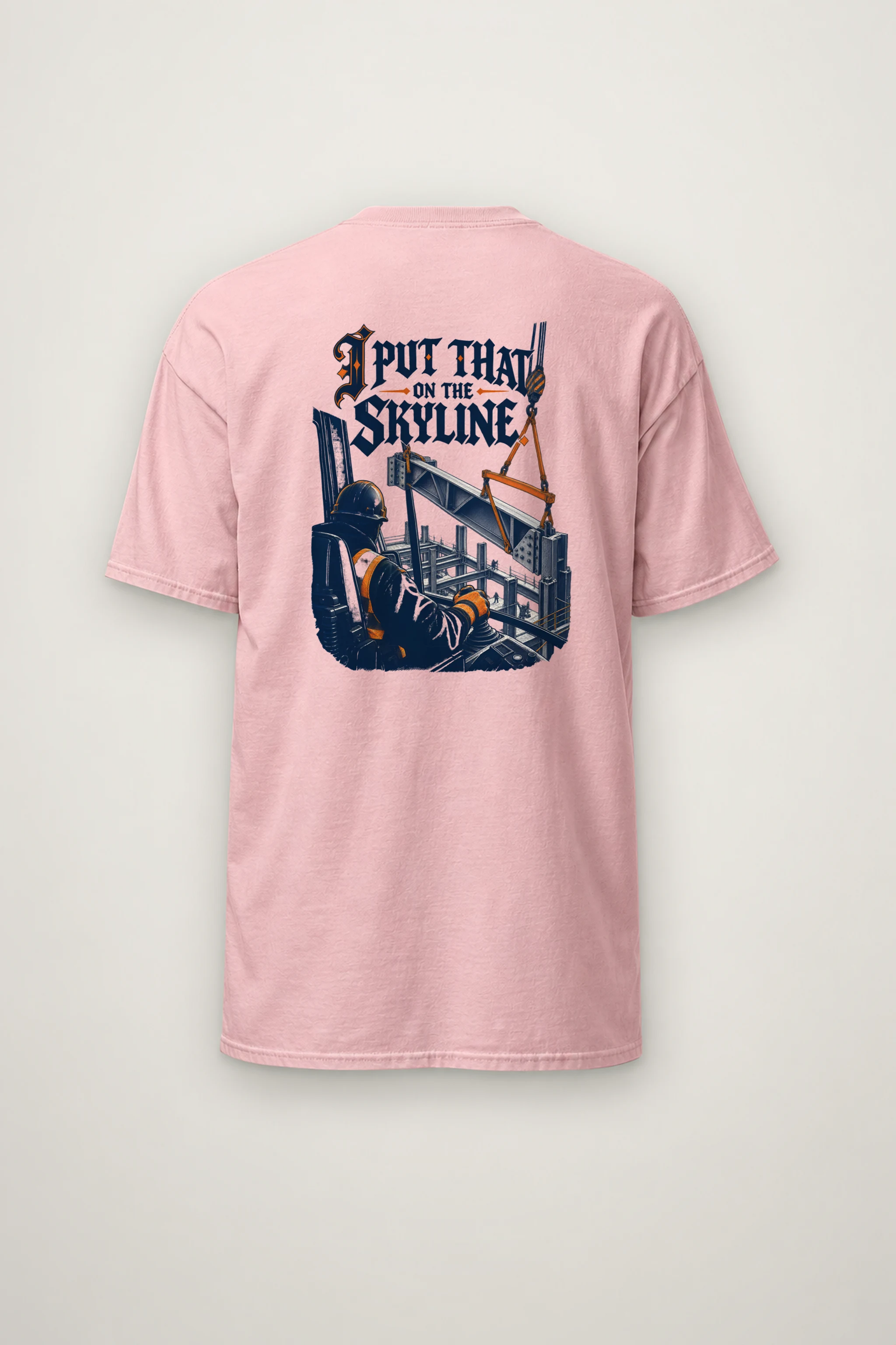 "I Put That on the Skyline" Heavyweight Unisex Crewneck T-shirt
