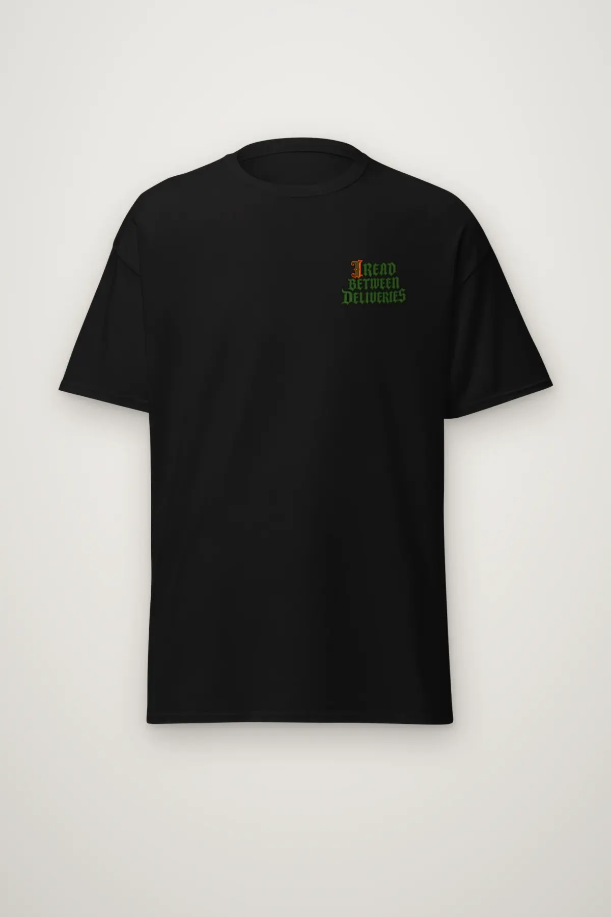 "I Read Between Deliveries" Heavyweight Unisex Crewneck T-shirt