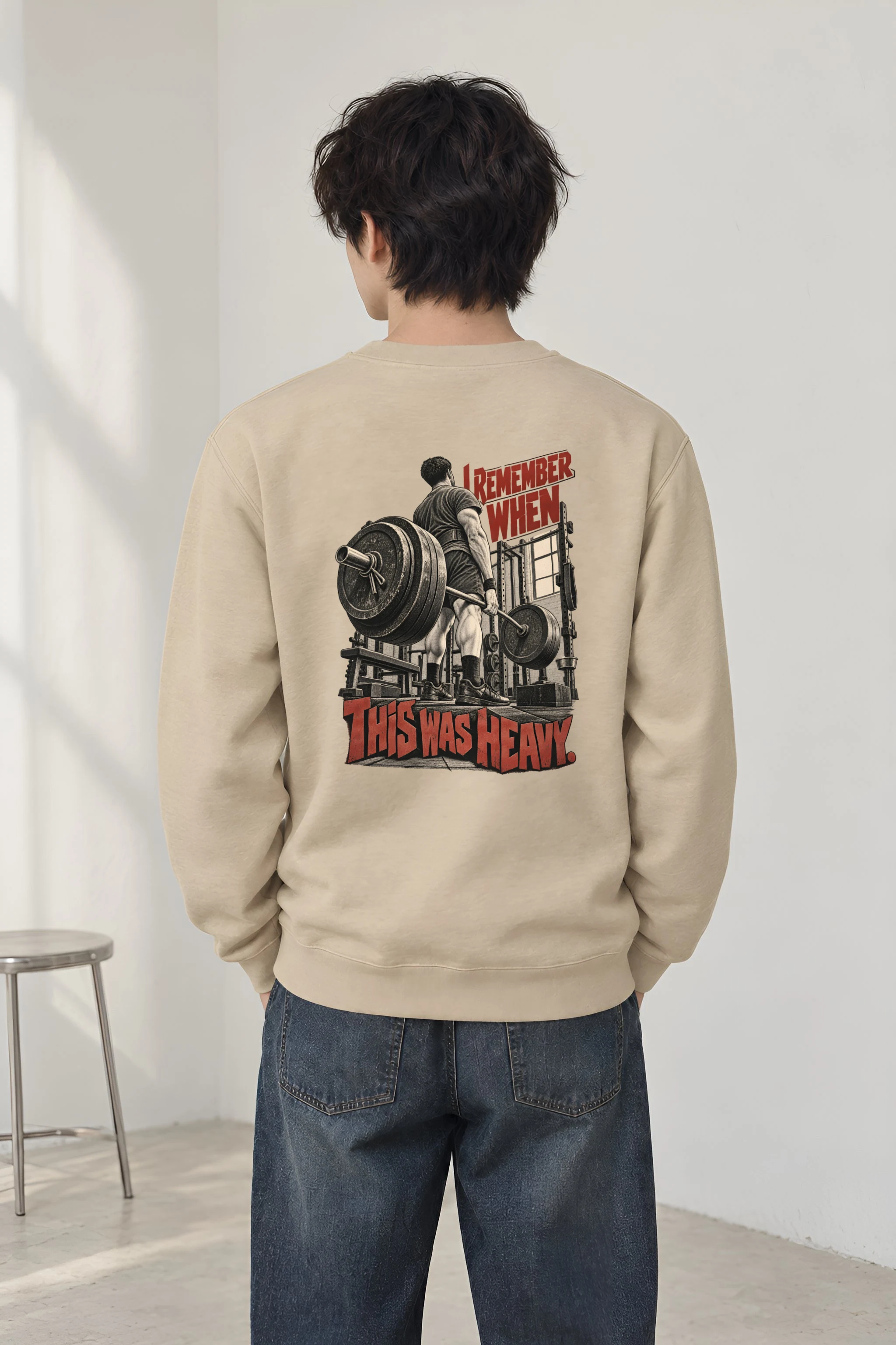 "I Remember When This Was Heavy" Heavy Blend Unisex Crewneck Sweatshirt