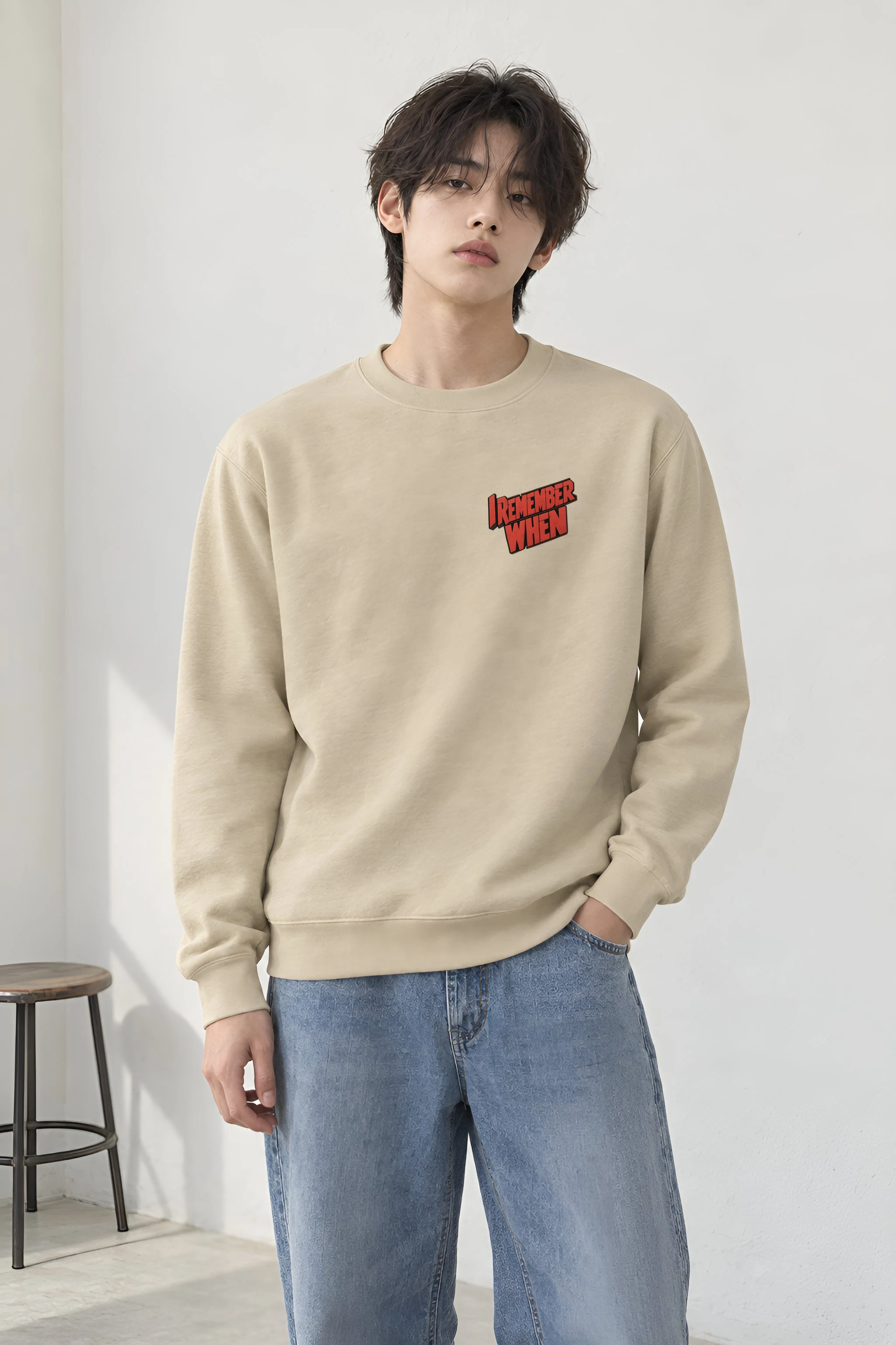 "I Remember When This Was Heavy" Heavy Blend Unisex Crewneck Sweatshirt