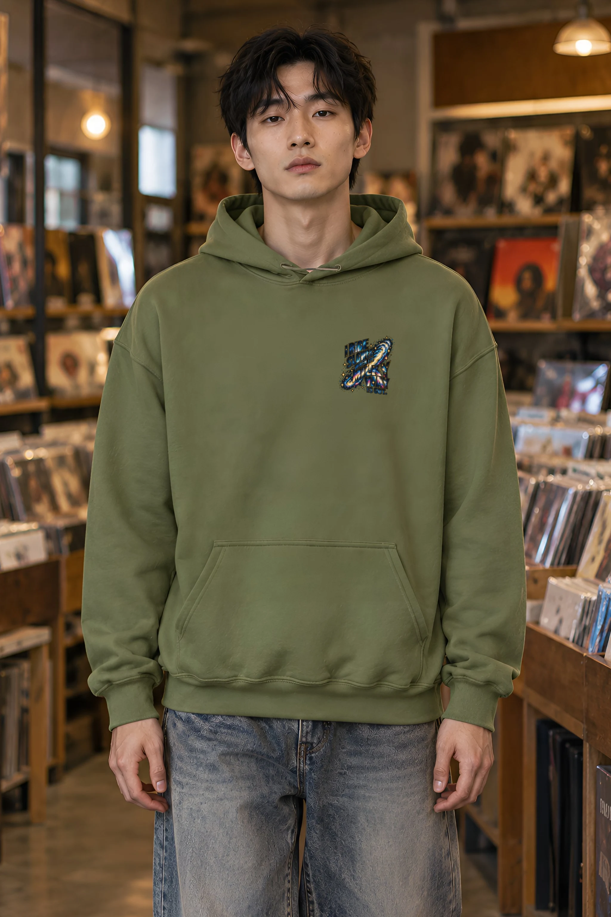 "I Ride Slower Milky Way" Unisex Pullover Hoodie