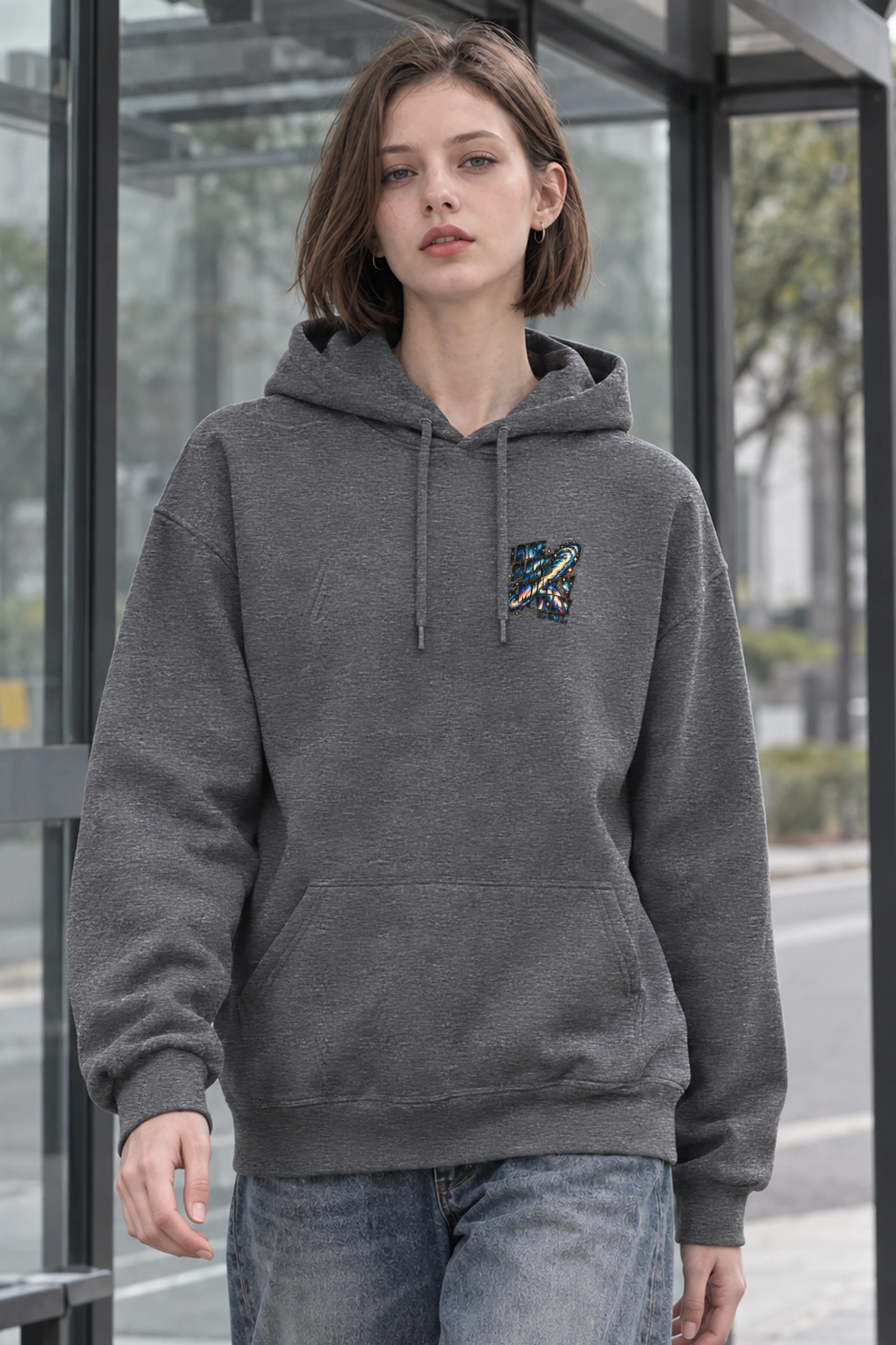 "I Ride Slower Milky Way" Unisex Pullover Hoodie