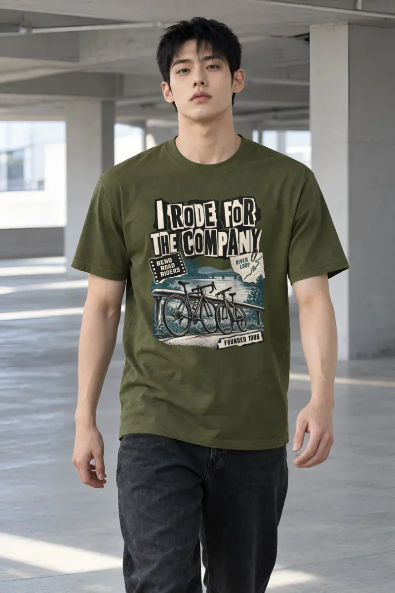 "I Rode For The Company" Heavyweight Unisex Crewneck T-shirt