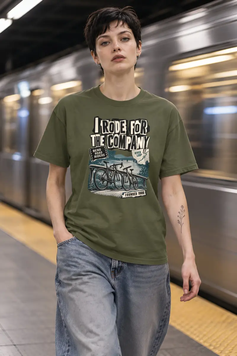 "I Rode For The Company" Heavyweight Unisex Crewneck T-shirt