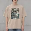 "I Rode for the Company" Men's Oversized Heavyweight Crewneck T-Shirt