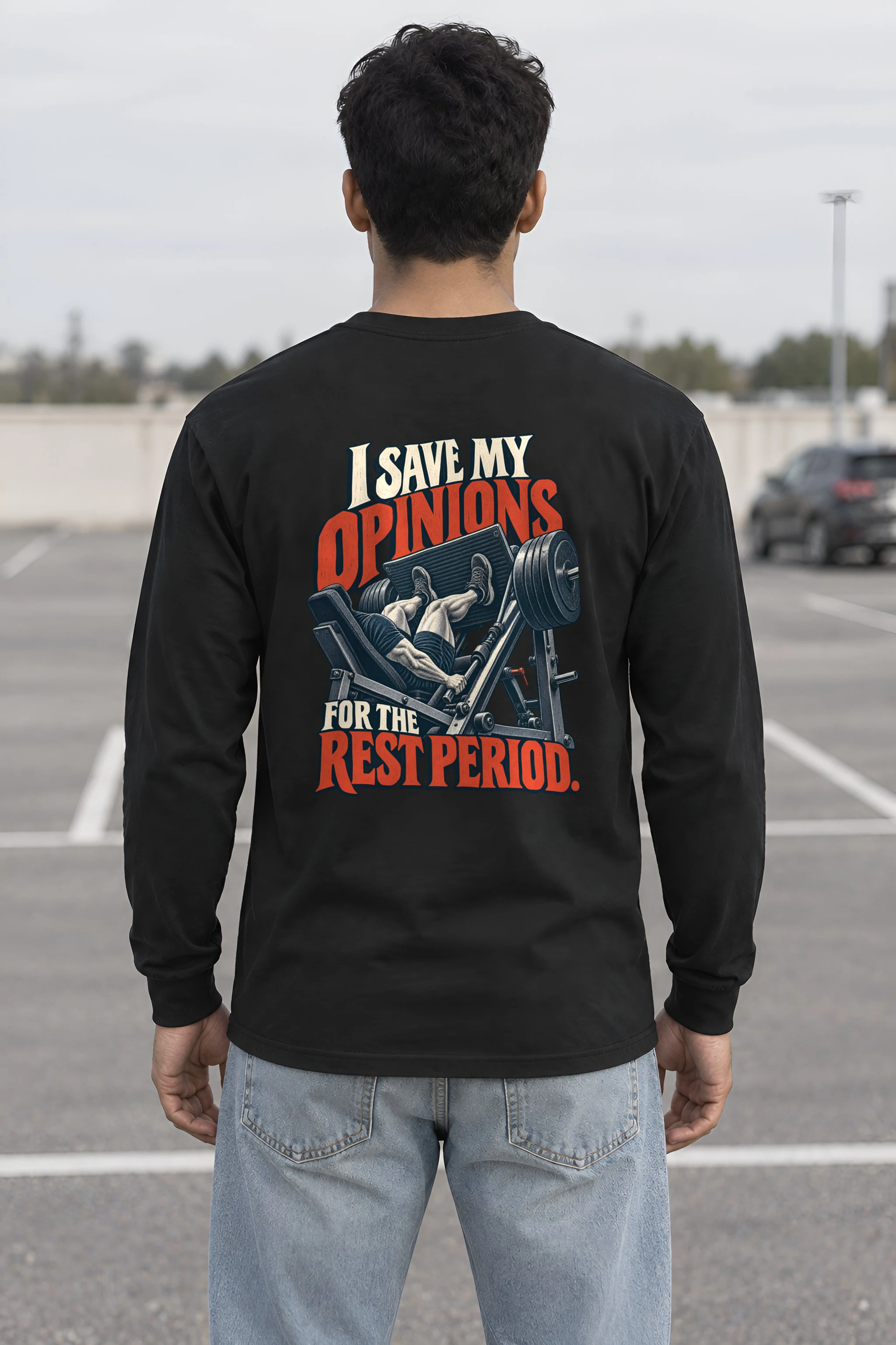 "I Save My Opinions for the Rest Period" Unisex Longsleeve T-shirt
