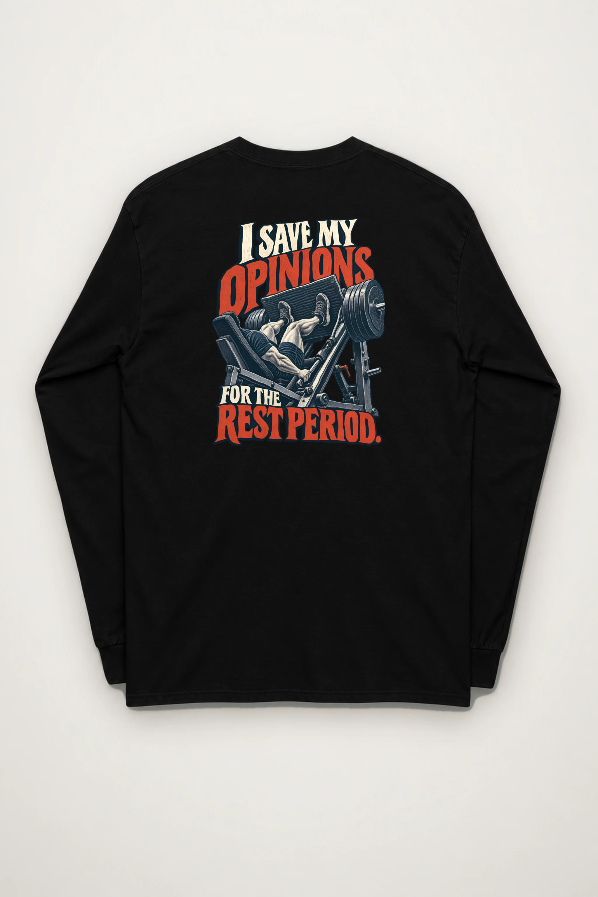 "I Save My Opinions for the Rest Period" Unisex Longsleeve T-shirt