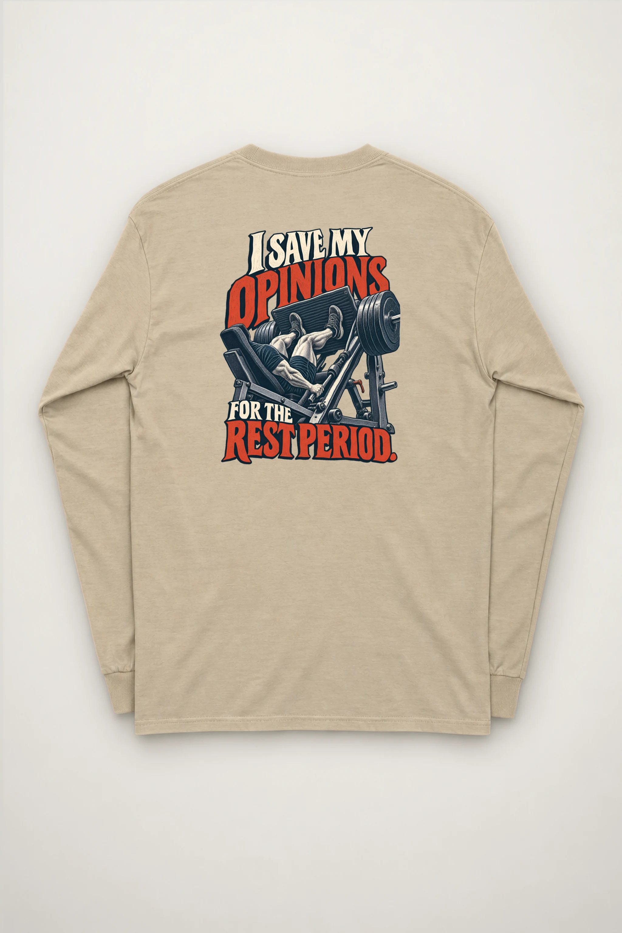 "I Save My Opinions for the Rest Period" Unisex Longsleeve T-shirt