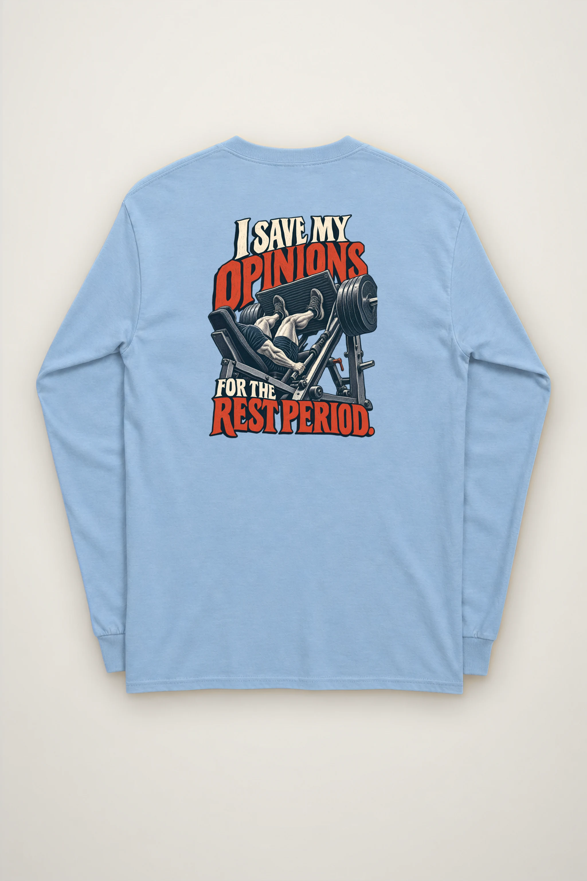 "I Save My Opinions for the Rest Period" Unisex Longsleeve T-shirt