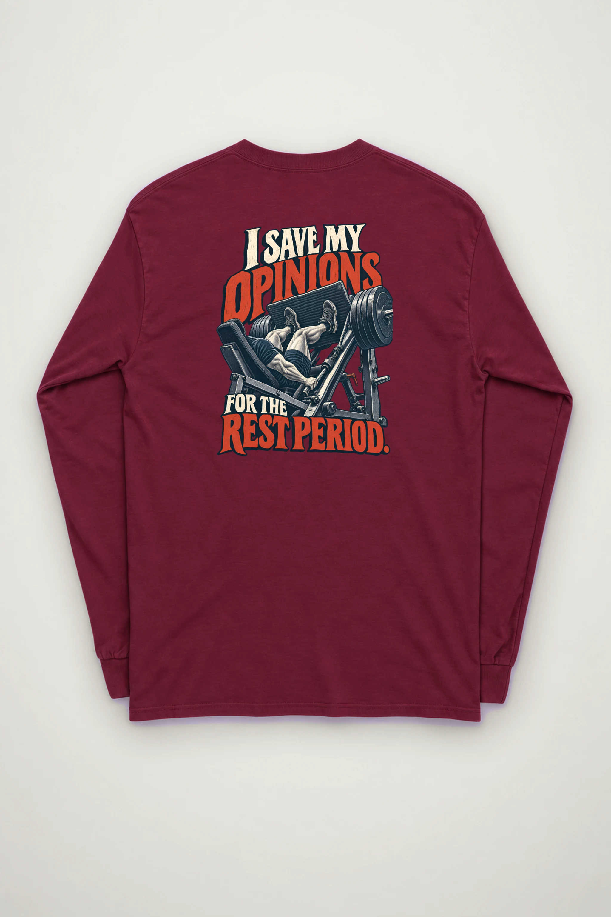 "I Save My Opinions for the Rest Period" Unisex Longsleeve T-shirt