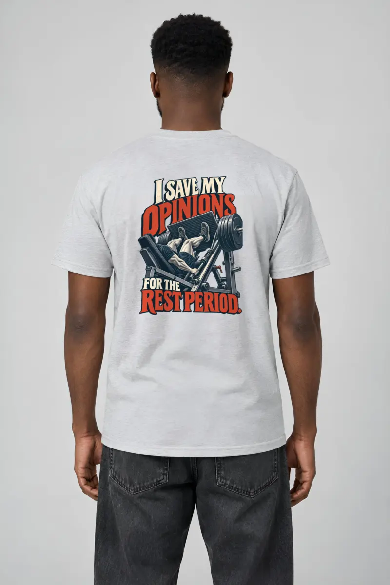 “I Save My Opinions” Heavyweight Unisex Crewneck T-shirt