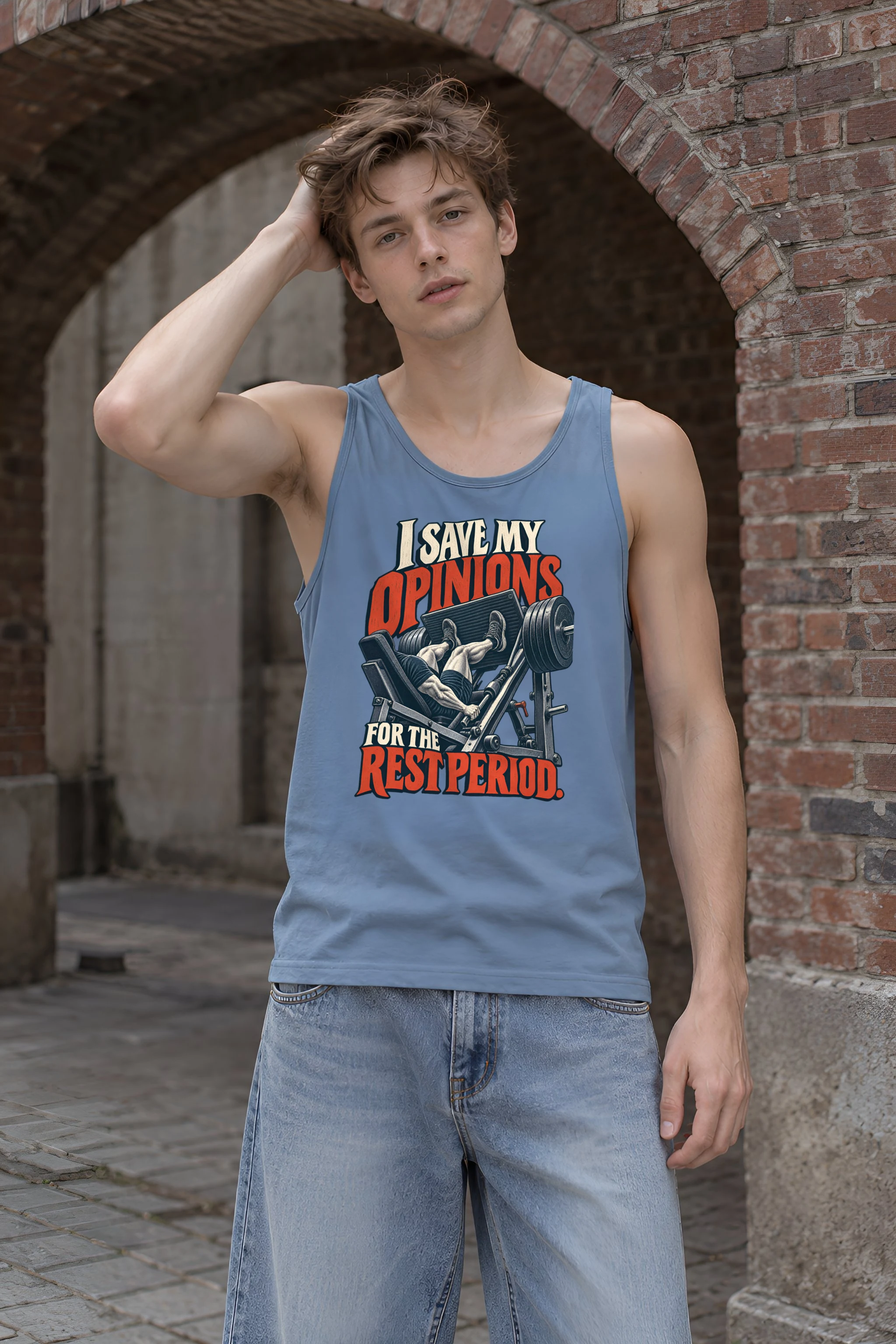"I Save My Opinions" Unisex Jersey Tank