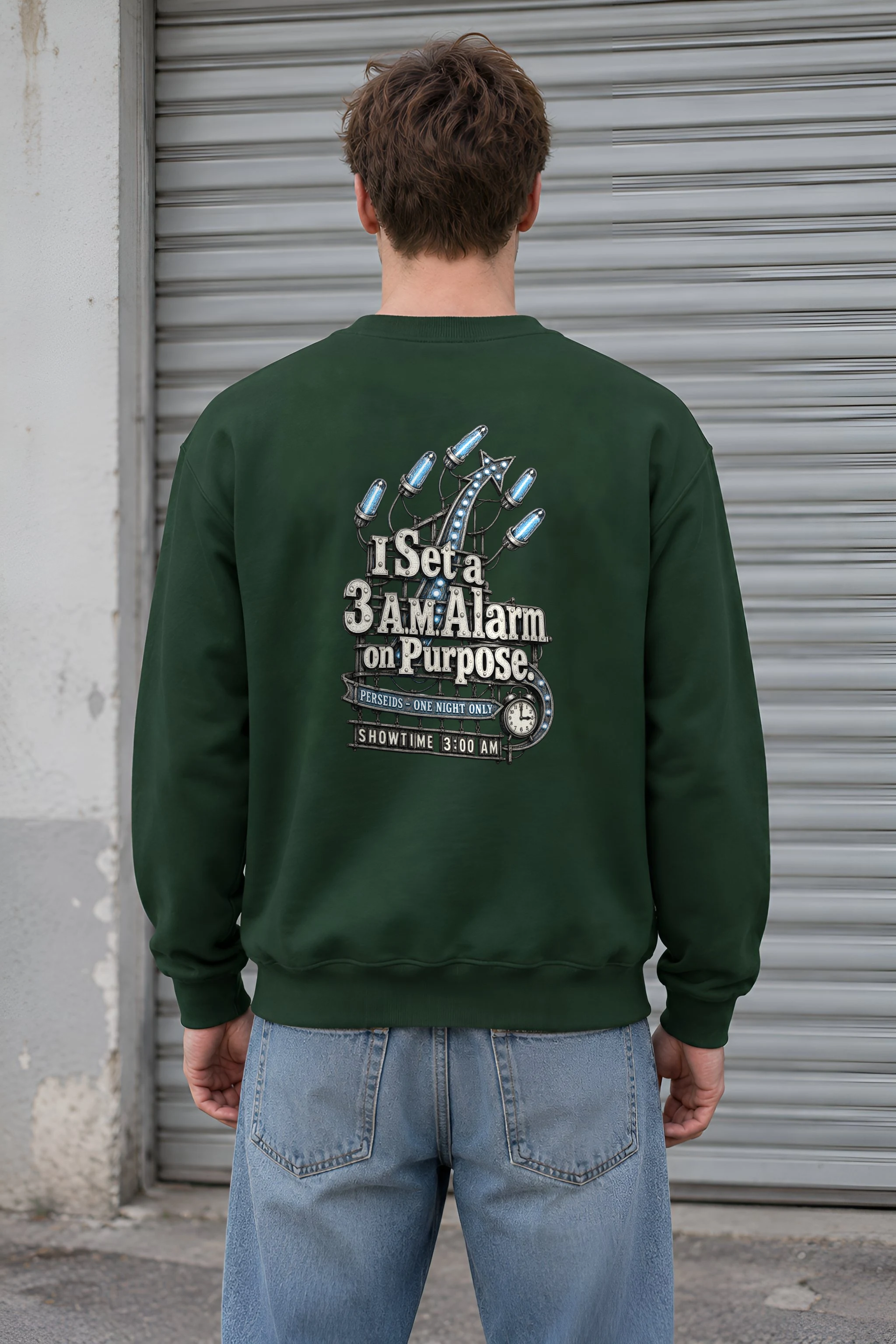 "I Set a 3 A.M. Alarm on Purpose" Heavy Blend Unisex Crewneck Sweatshirt