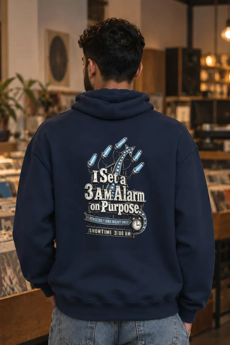 “I Set a 3 A.M. Alarm on Purpose” Heavy Blend Unisex Pullover Hoodie