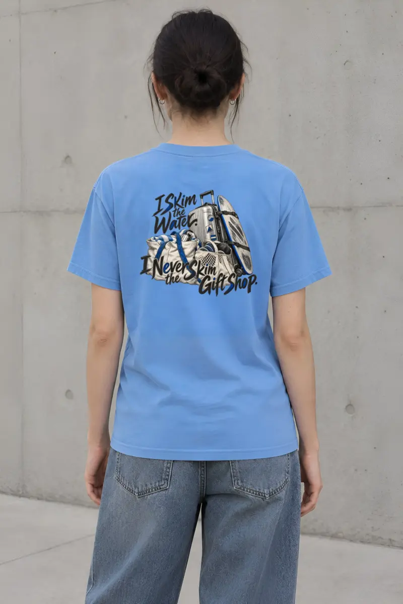 "I Skim the Water" Heavyweight Unisex Crewneck T-shirt