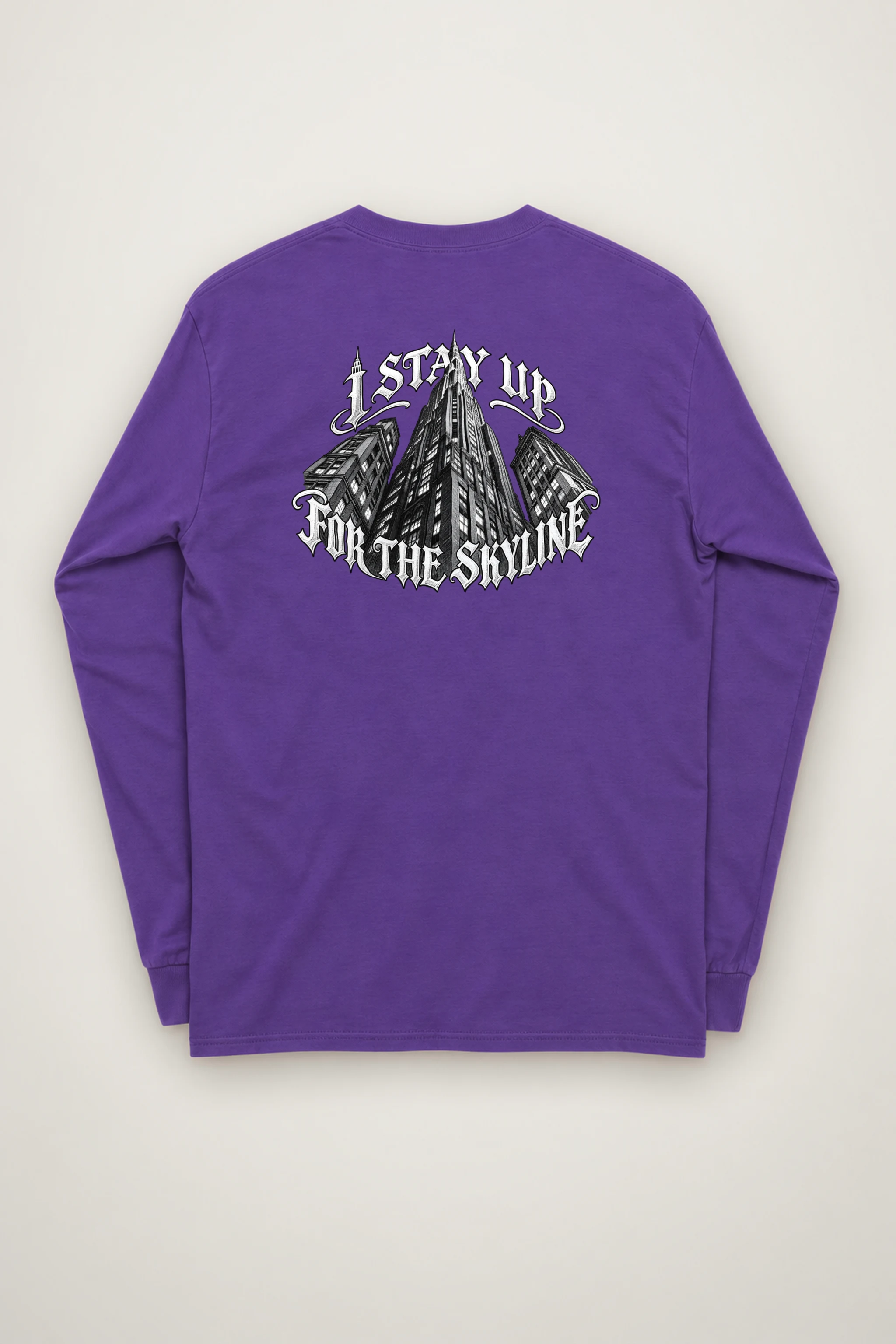 "I Stay Up for the Skyline" Unisex Longsleeve T-shirt