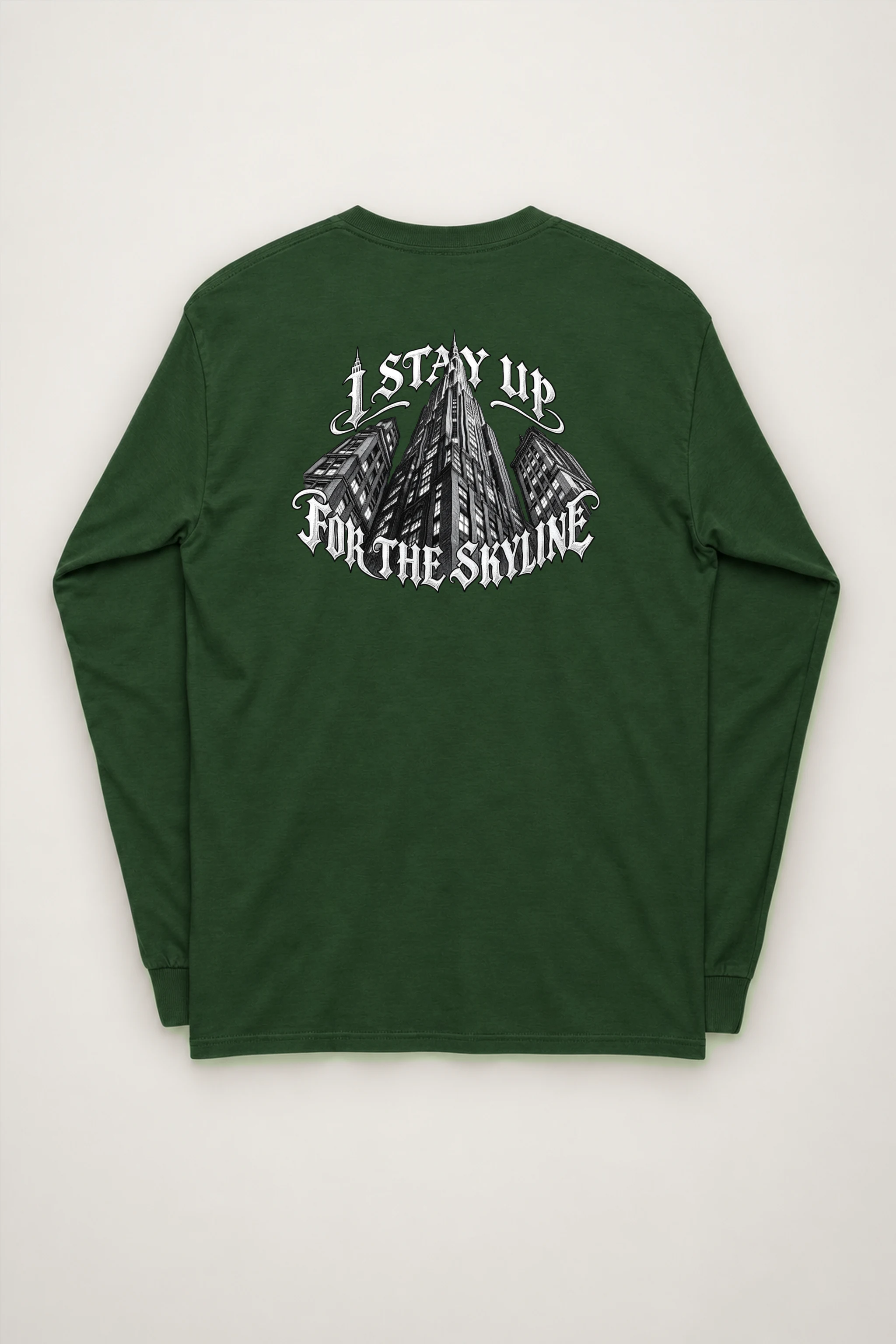 "I Stay Up for the Skyline" Unisex Longsleeve T-shirt